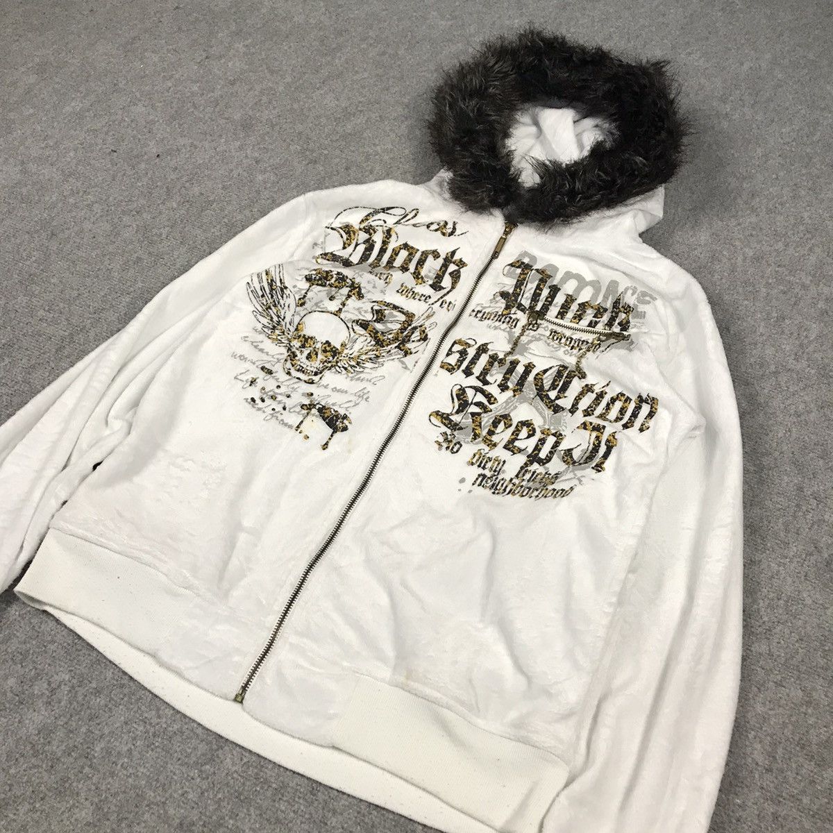 Japanese Brand × Le Grande Bleu (L.G.B.) JAPANESE BEAND BEAUMERE LGB STYLE FUR HOODIES JACKET Size US M / EU 48-50 / 2 - 5 Thumbnail