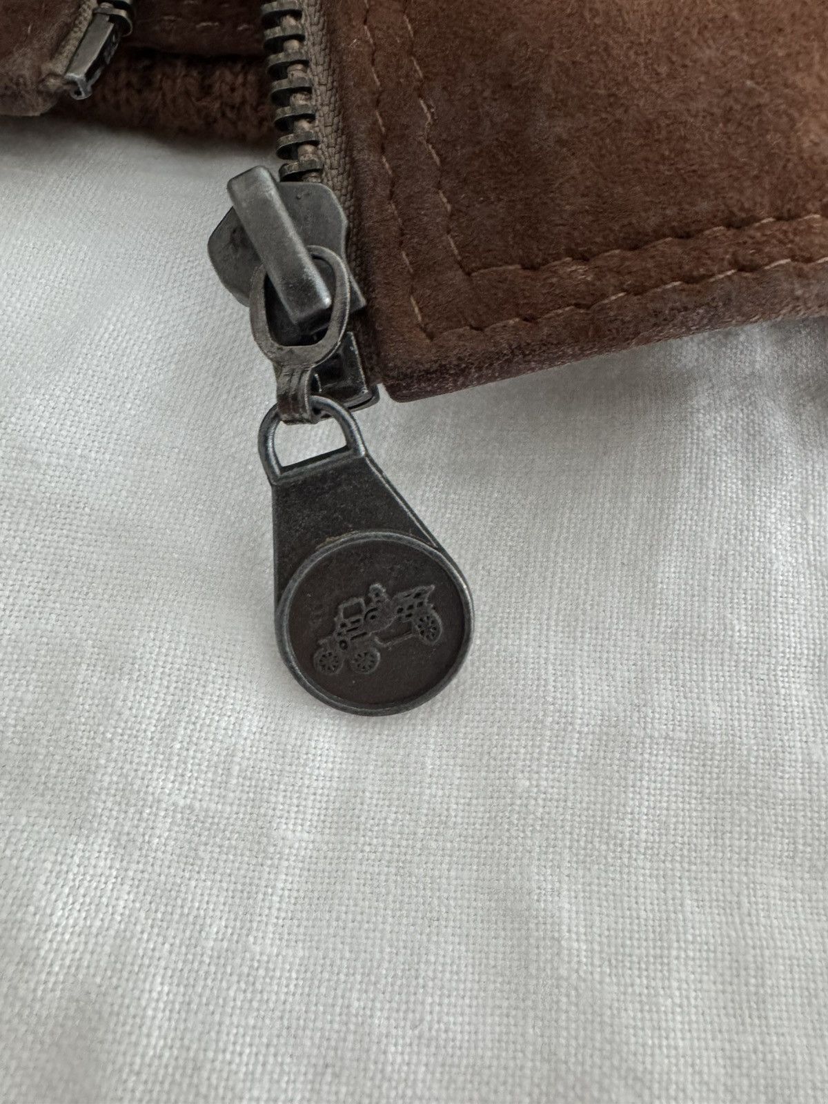 Other Vintage Brown Suede Italian Bomber (from Florence) Size US M / EU 48-50 / 2 - 4 Thumbnail