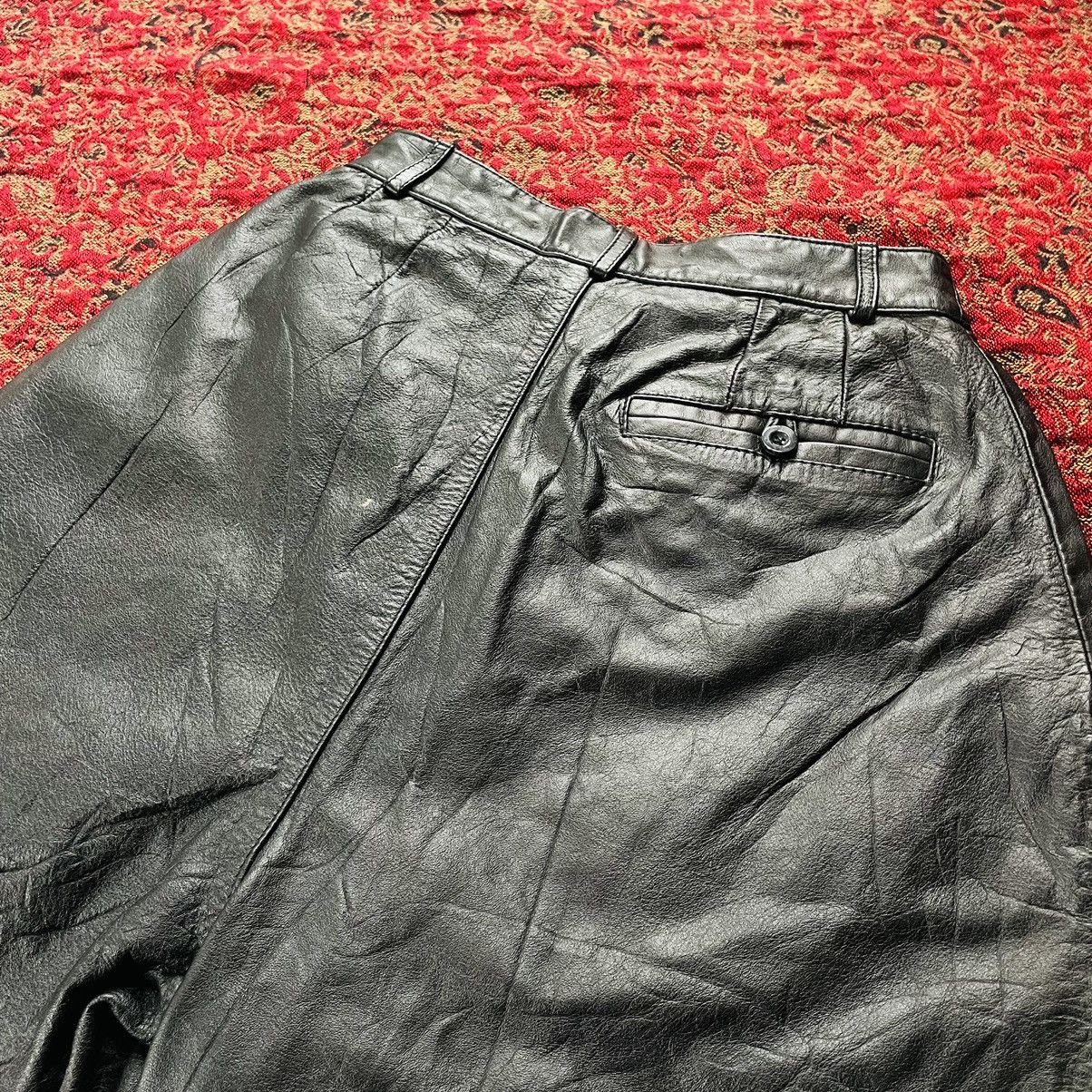 Japanese Brand × Vintage Vintage Japanese Leather Short Size 25" / US 0 / IT 36 - 6 Thumbnail