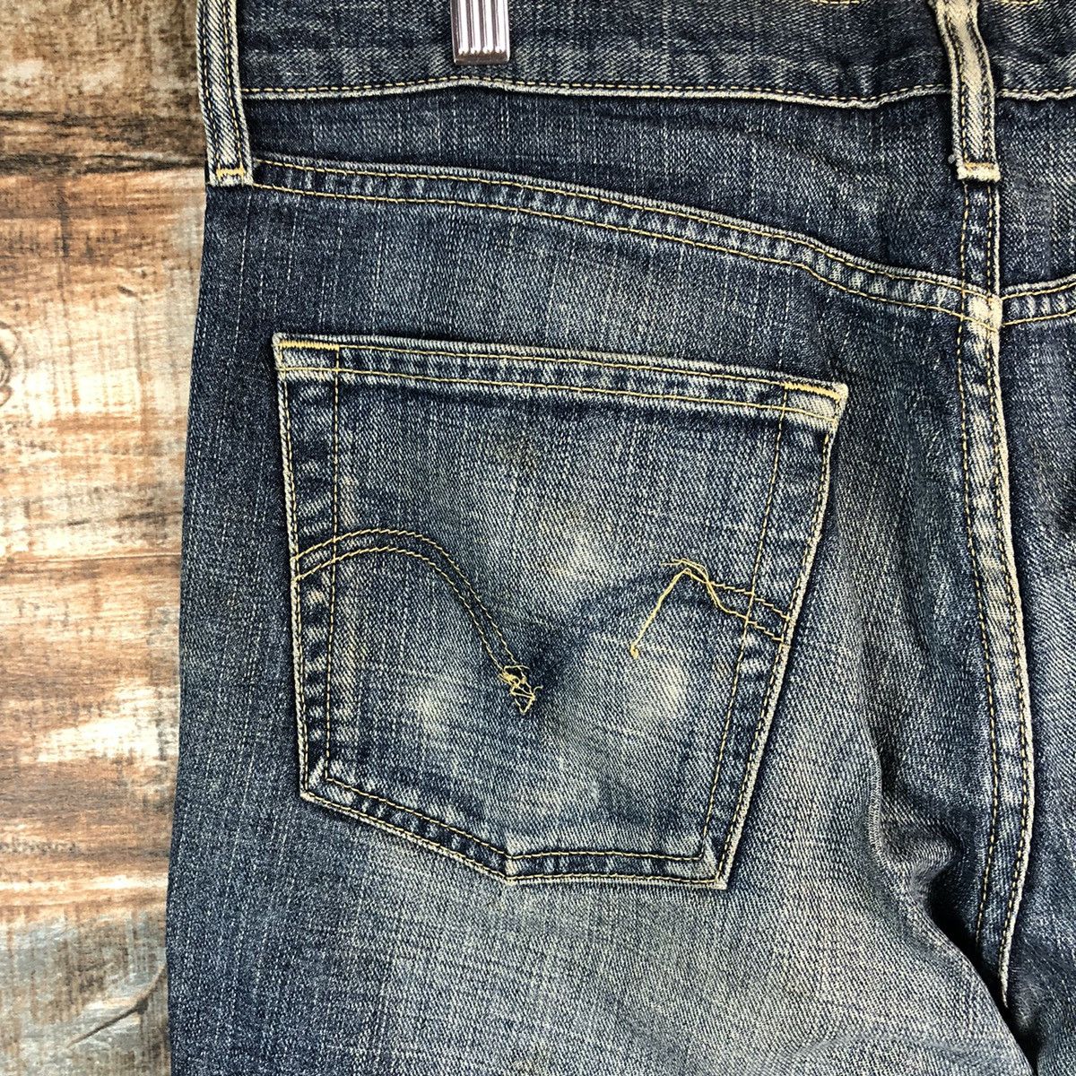 Levi's Levis 533 Blue Denim ripped distressed Pants #A2609 Size US 36 / EU 52 - 18 Thumbnail
