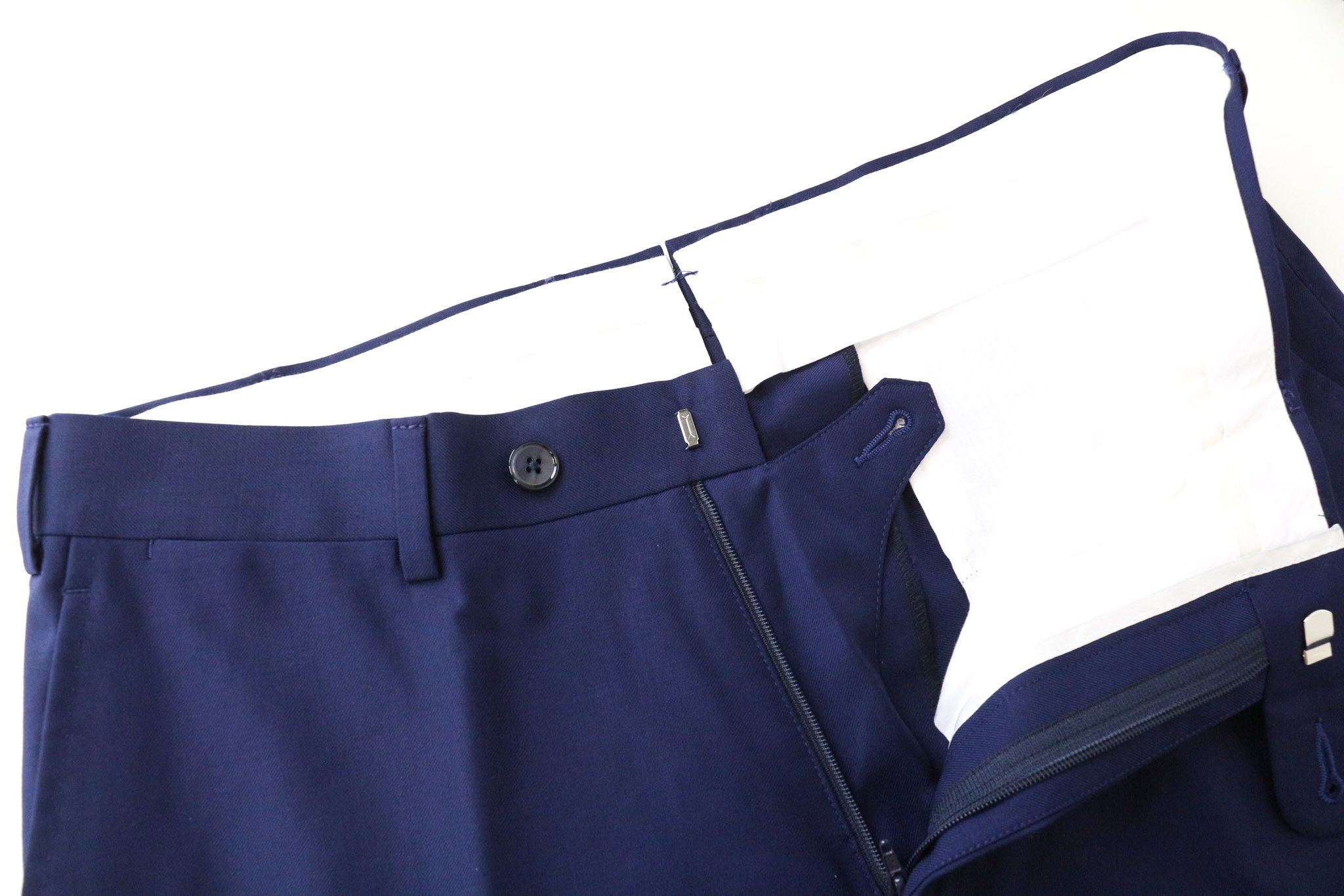 Suitsupply LA SPALLA UK34R Blue 2 Pc Slim Wool S110s Suit 86912 Size 34R - 17 Thumbnail