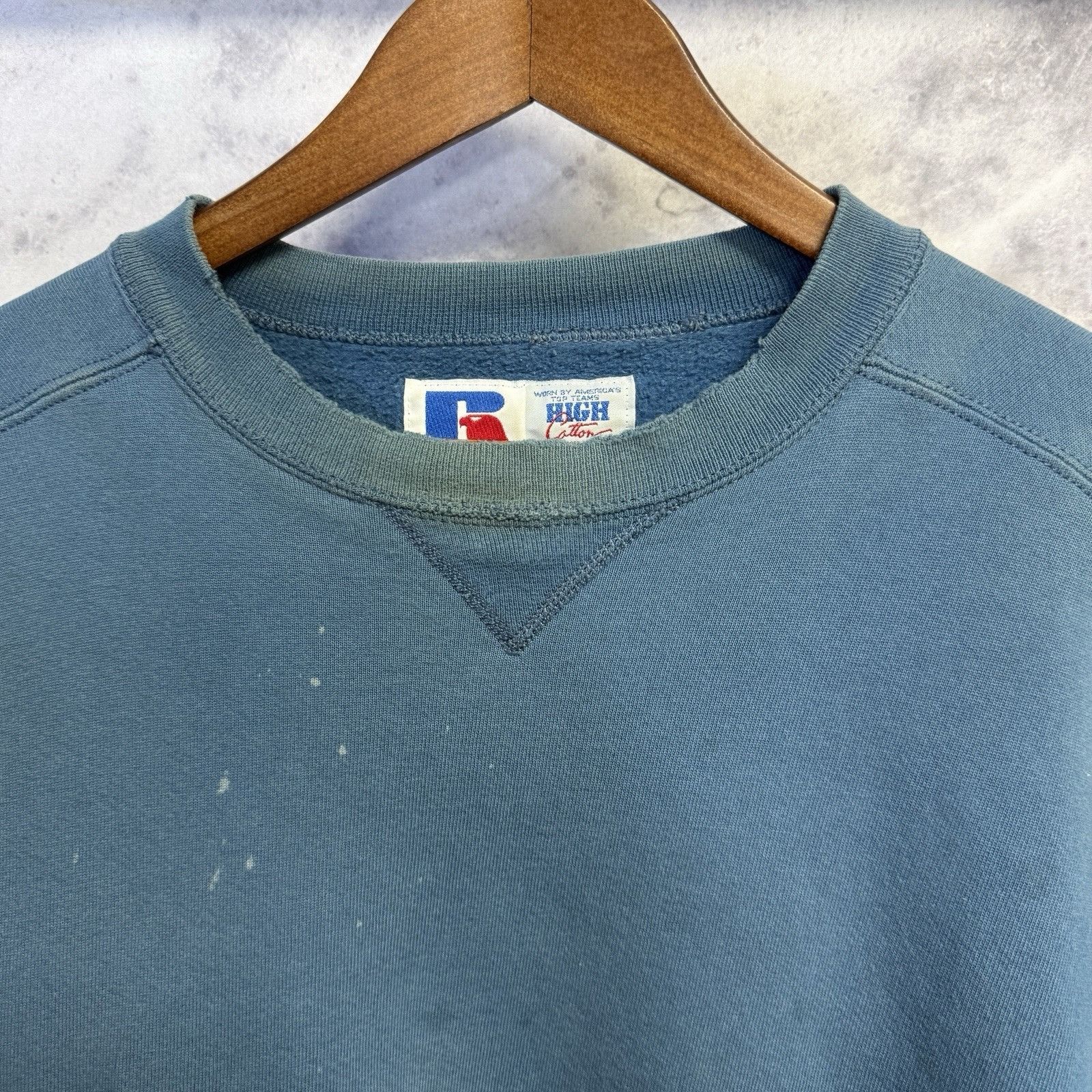 Russell Athletic Vintage Russell Athletic High Cotton Crew Neck Sweatshirt Size US XXL / EU 58 / 5 - 3 Thumbnail