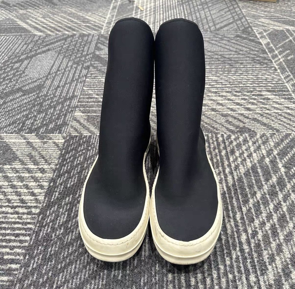 Rick Owens Rick Owens Neoprene Sock Ankle Boots J42 Size US 8 / EU 41 - 2 Thumbnail
