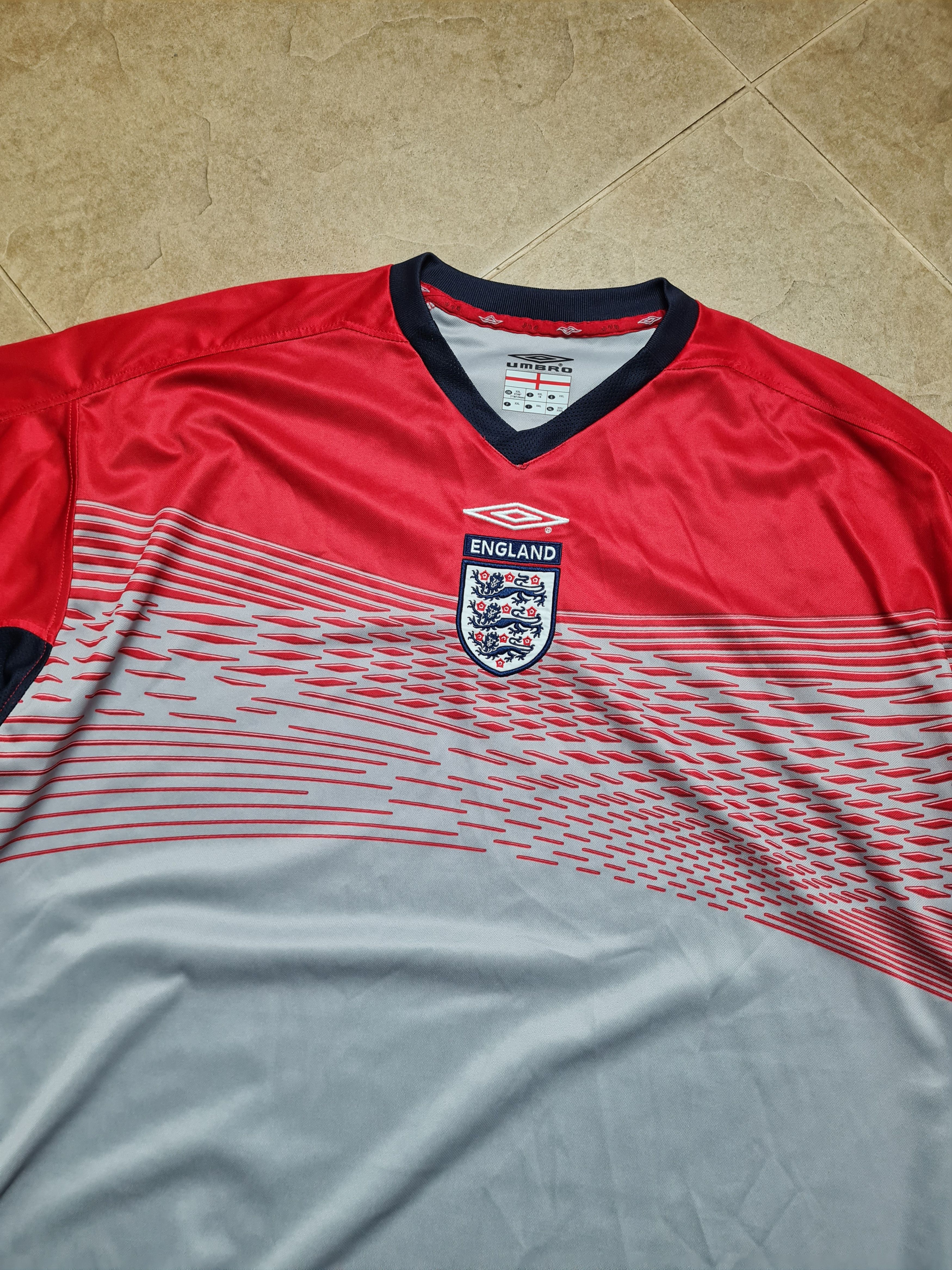 Umbro UMBRO England National Team Vintage Football Soccer Jersey Size US XXL / EU 58 / 5 - 3 Thumbnail