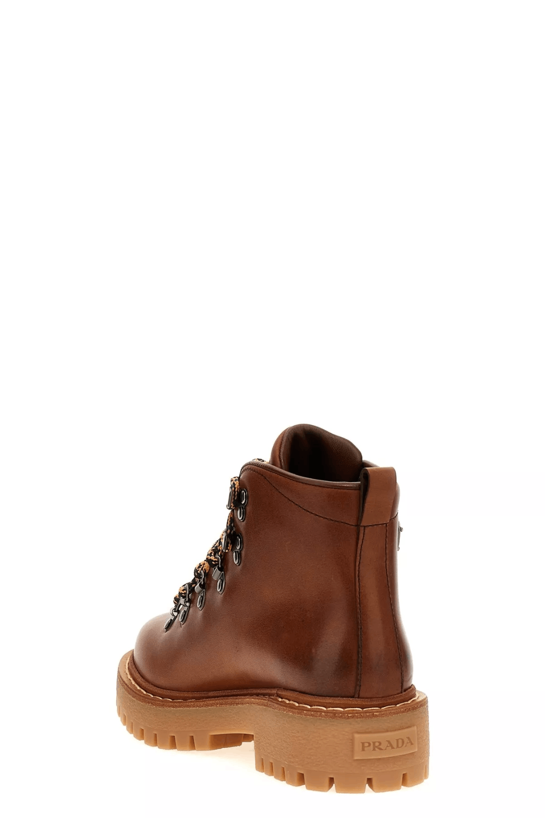Prada PRADA Brown Leather Ankle Boots New And Authentic Size US 7 / IT 37 - 3 Thumbnail