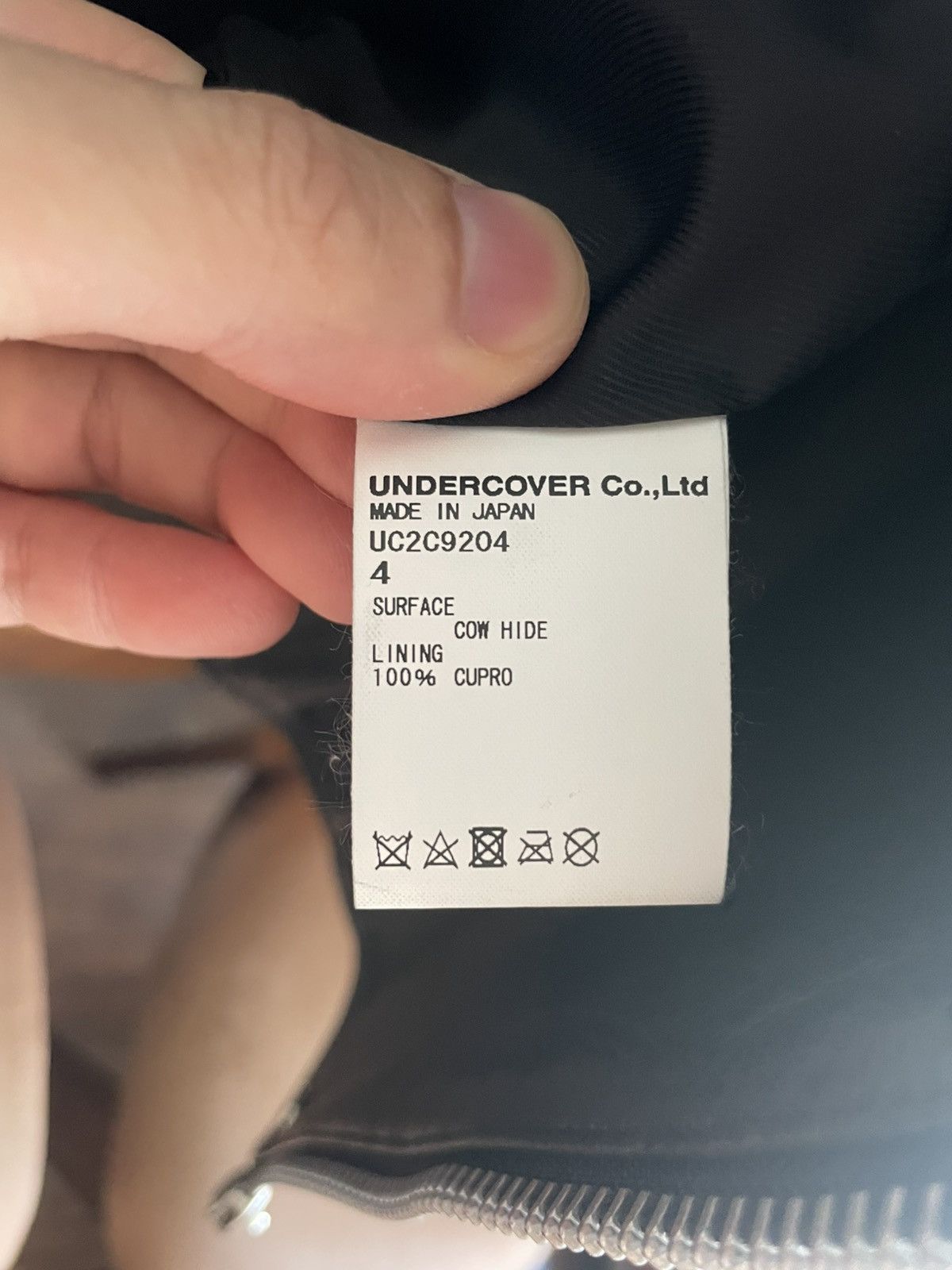 Undercover AW24 Undercover Leather Double Rider Size US L / EU 52-54 / 3 - 4 Thumbnail