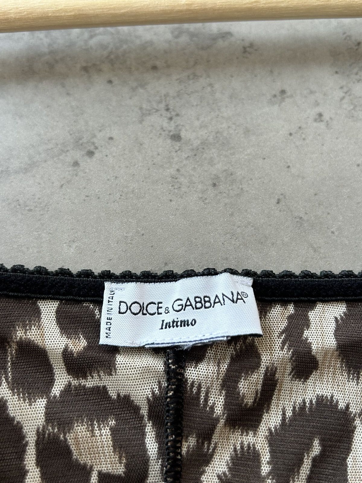 Dolce & Gabbana Dolce & Gabbana intimo lace leopard sexy nightdress coquette Size S / US 4 / IT 40 - 8 Thumbnail