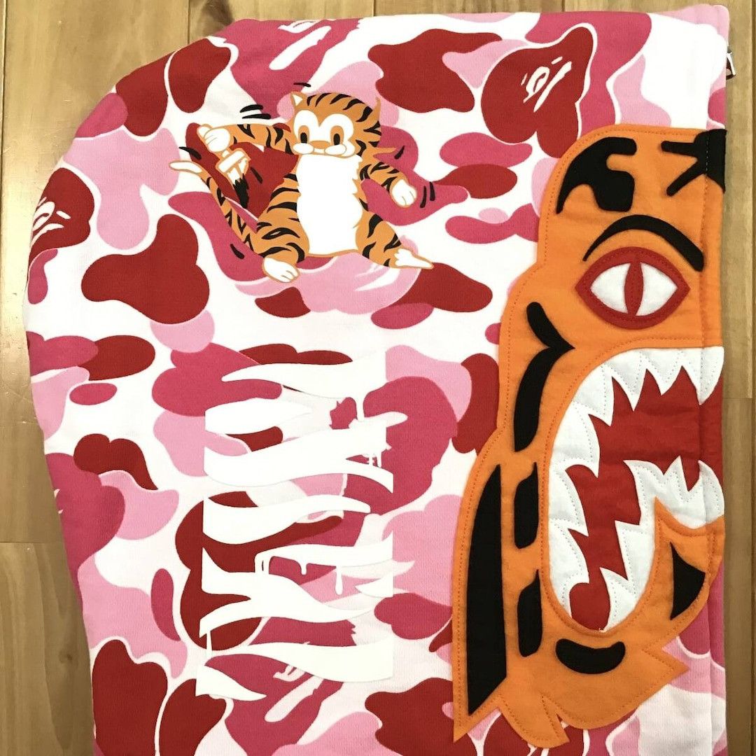 Bape BAPE ABC camo pink tiger full zip hoodie a bathing ape Size US XL / EU 56 / 4 - 4 Thumbnail
