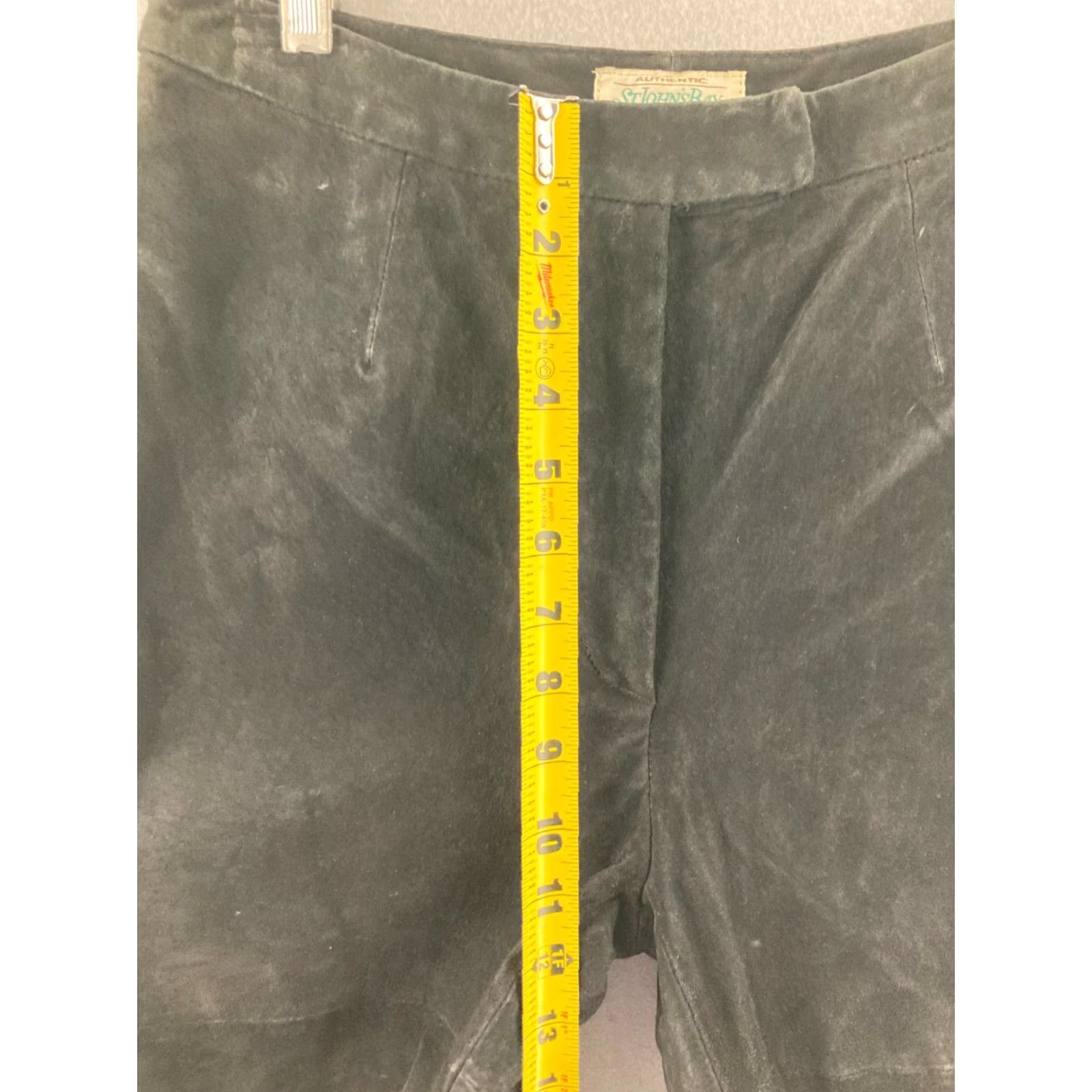 Vintage St Johns Bay Pants Womens 6 Suede Chino Mid Rise Pockets Straight Size 28" / US 6 / IT 42 - 4 Thumbnail