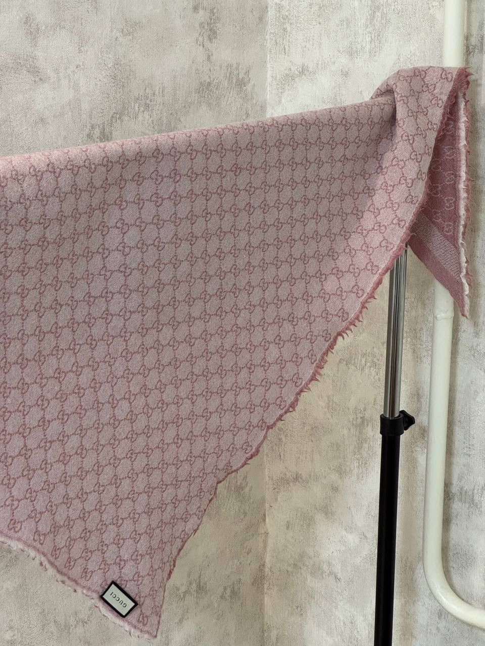 Gucci Gucci Wool Pink Scarf Size ONE SIZE - 3 Thumbnail