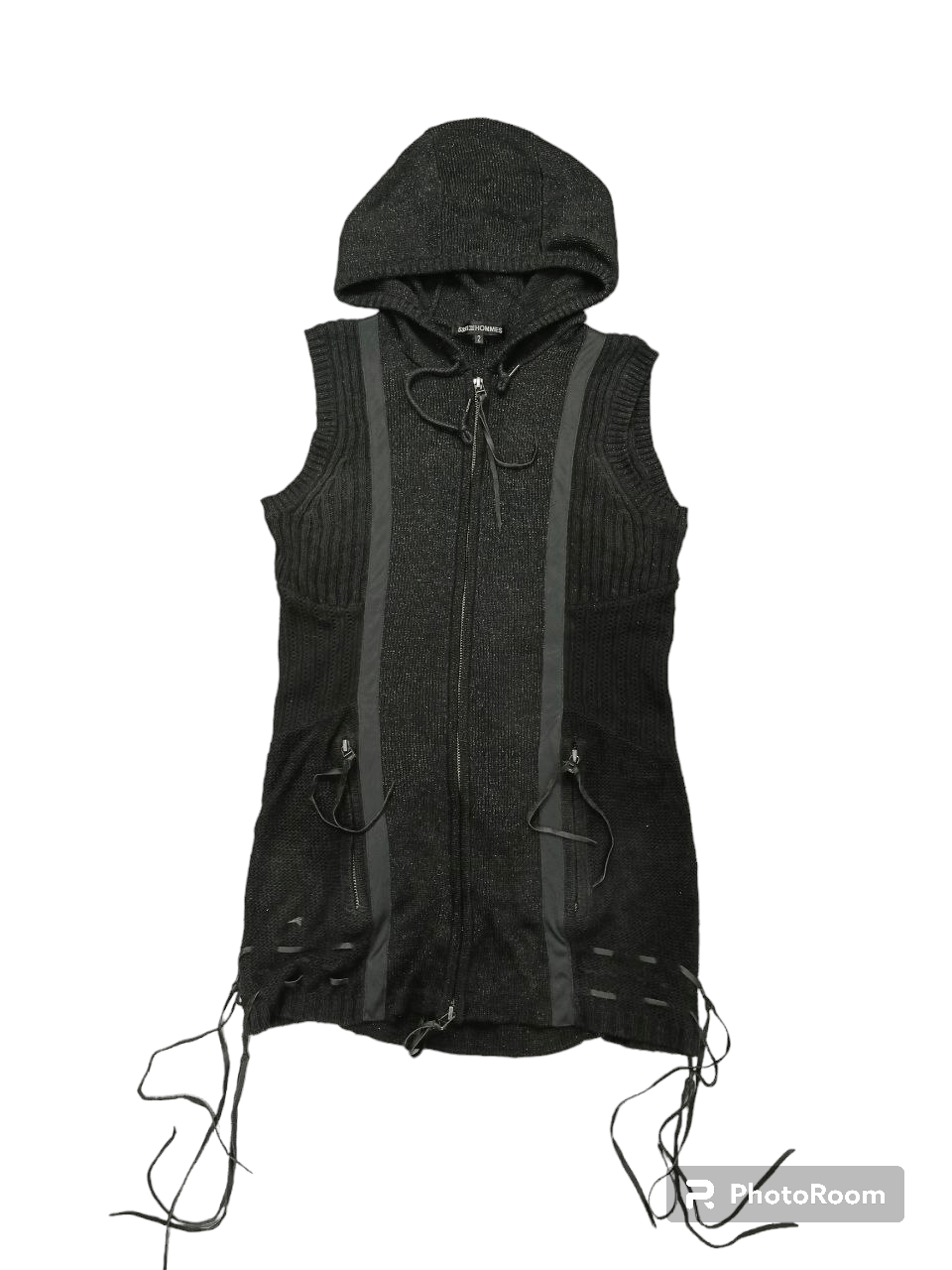 5351 POUR LES HOMMES 5351 POUR LES HOMME KNIT SLEEVELES HOODIE Size US M / EU 48-50 / 2 - 1 Thumbnail