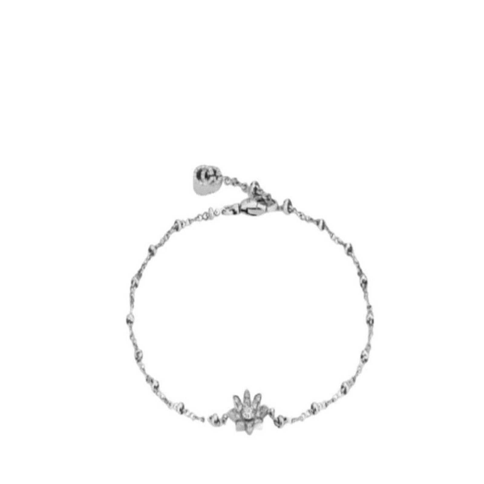 Gucci GUCCI Flora Diamond Charm Bracelet Sterling Silver Size ONE SIZE - 1 Thumbnail