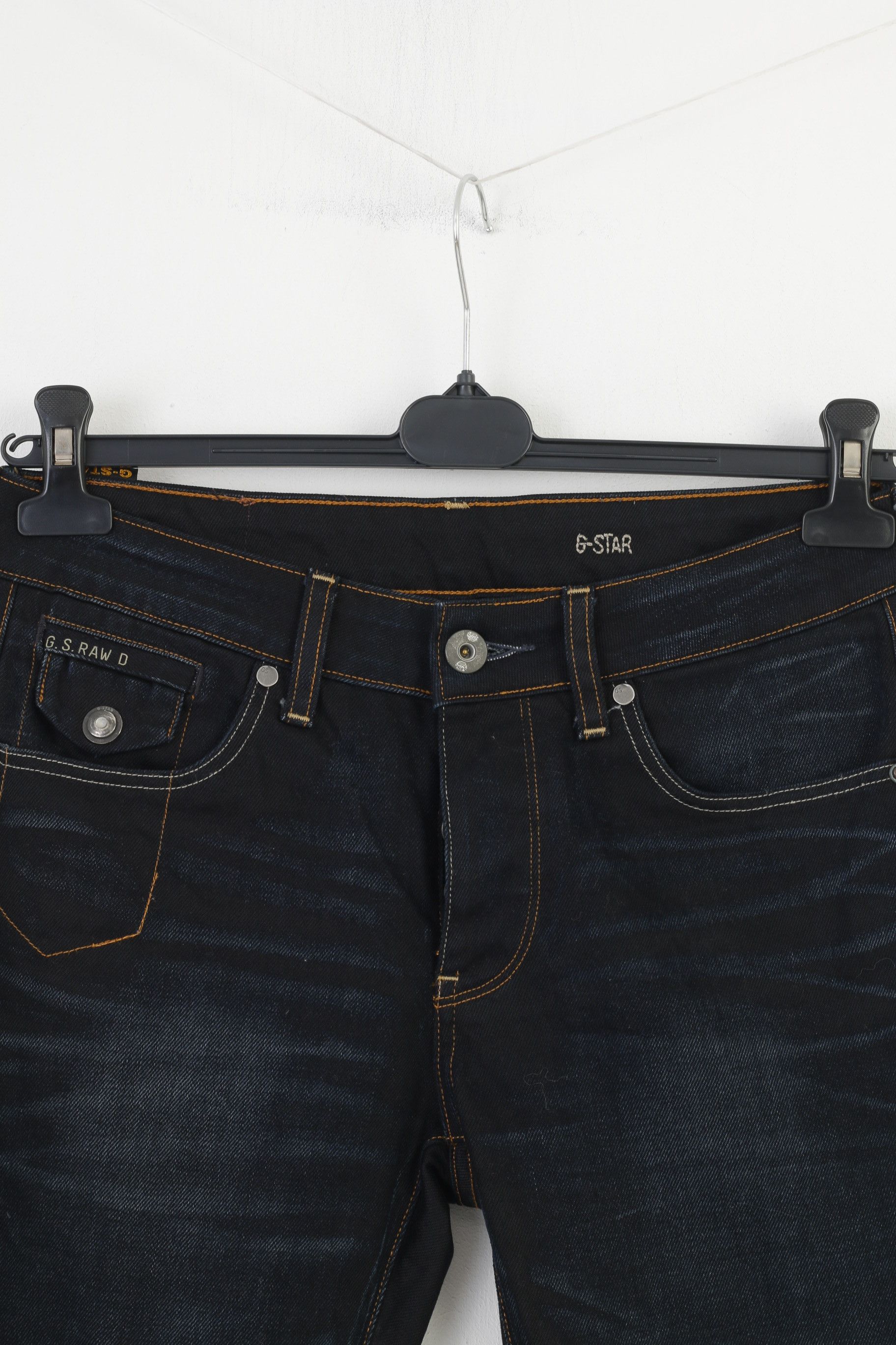 G-Star G-Star Men 29 32 Trousers Navy Blue Morris 10155 Size US 29 - 2 Thumbnail