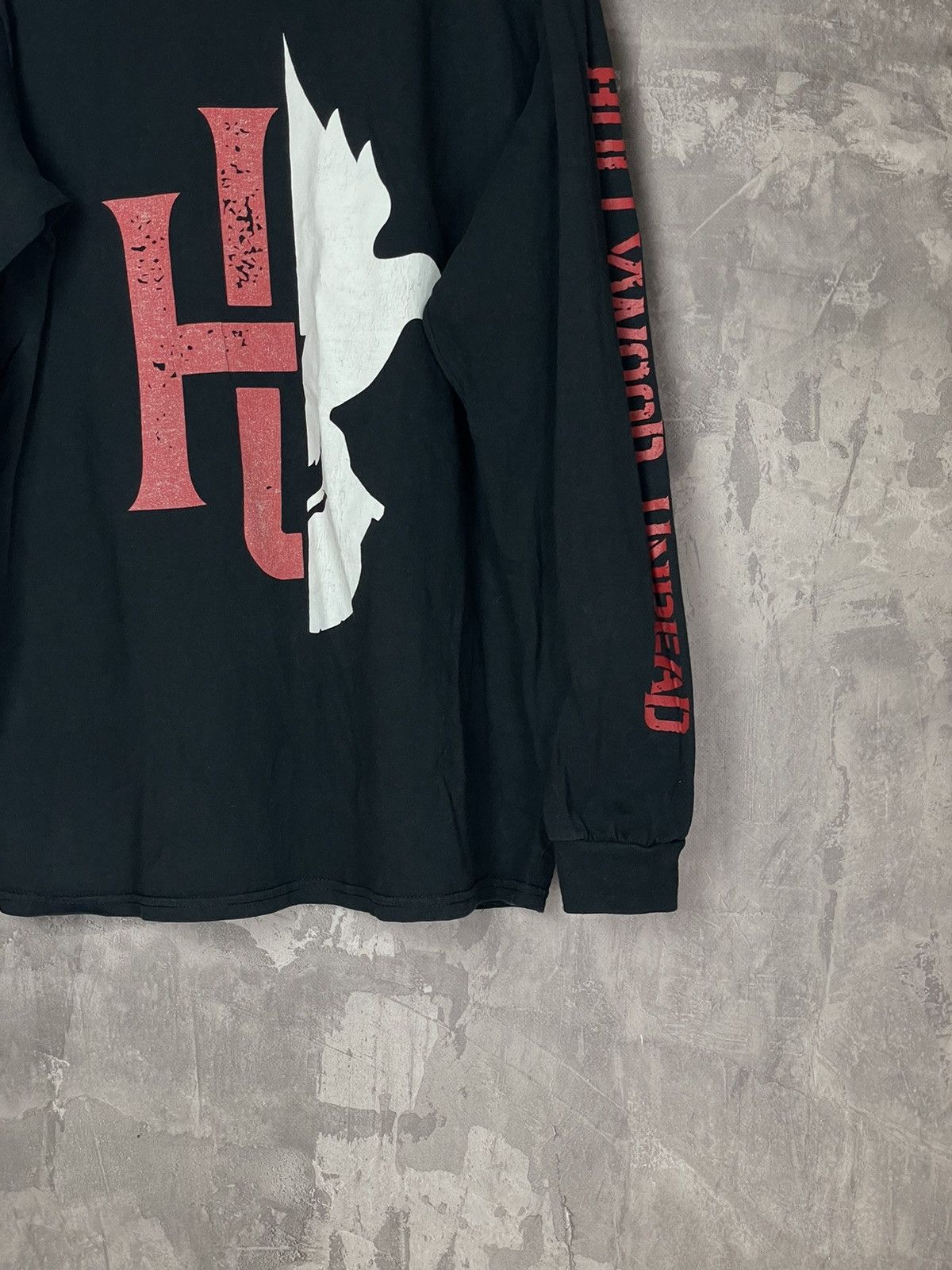 Band Tees × Vintage VINTAGE Y2K HOLLYWOOD UNDEAD LONG SLEEVE TEE Size US M / EU 48-50 / 2 - 6 Thumbnail
