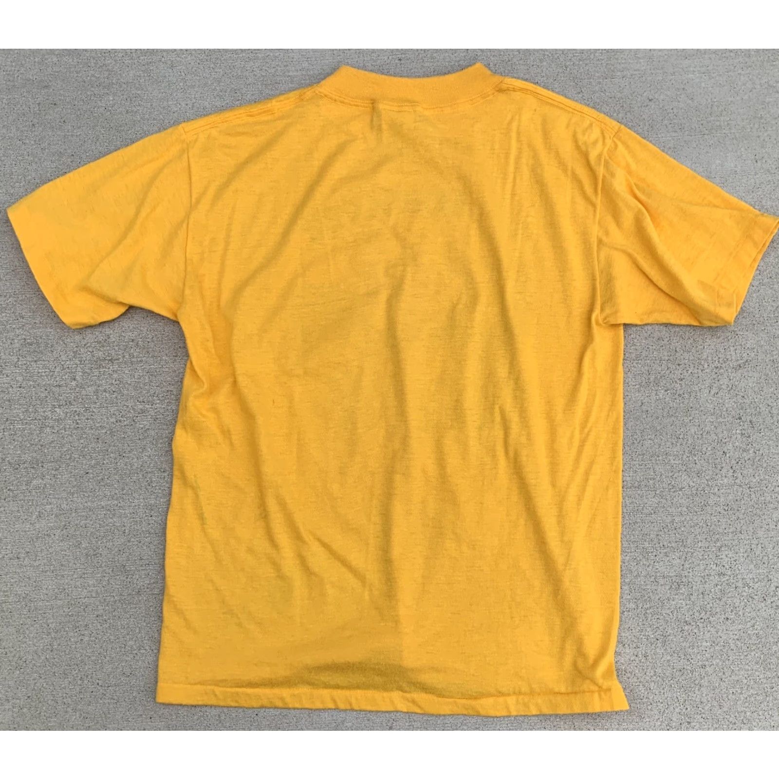Vintage vintage I survived Utah peak experience snowbird April 86 graphic tee t-shirt L Miller Mens Crew Neck Short Sleeve Yellow 80s nature USA Size US L / EU 52-54 / 3 - 7 Thumbnail