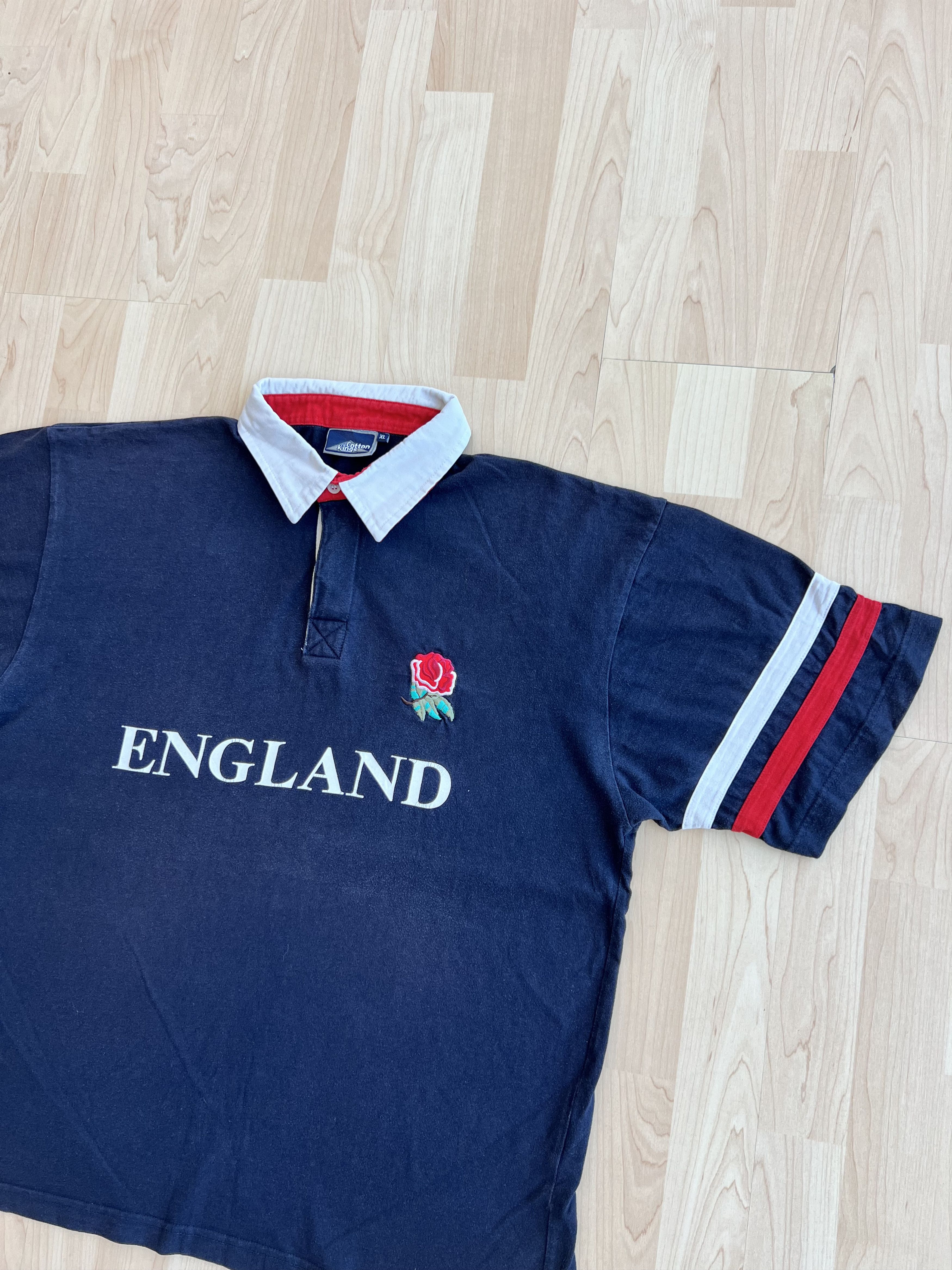 Jockey Cotton Kings England Polo Shirt Large Rugby Jockey Size US XL / EU 56 / 4 - 4 Thumbnail
