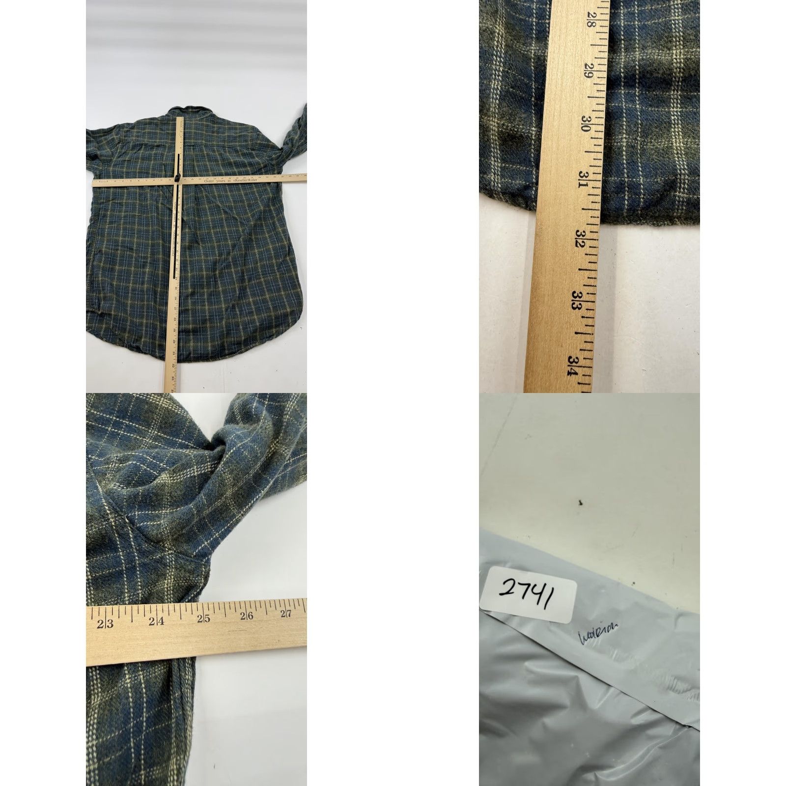 Vintage VINTAGE Woolrich Shirt Mens L Blue Plaid Flannel Button-Front Long Sleeve Casual Size US L / EU 52-54 / 3 - 8 Thumbnail