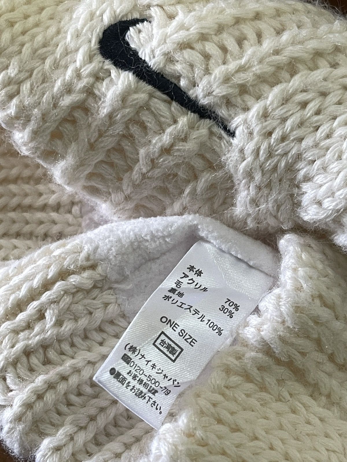 Nike Nike Swoosh Cable Knit Beanie Hats Size ONE SIZE - 4 Thumbnail