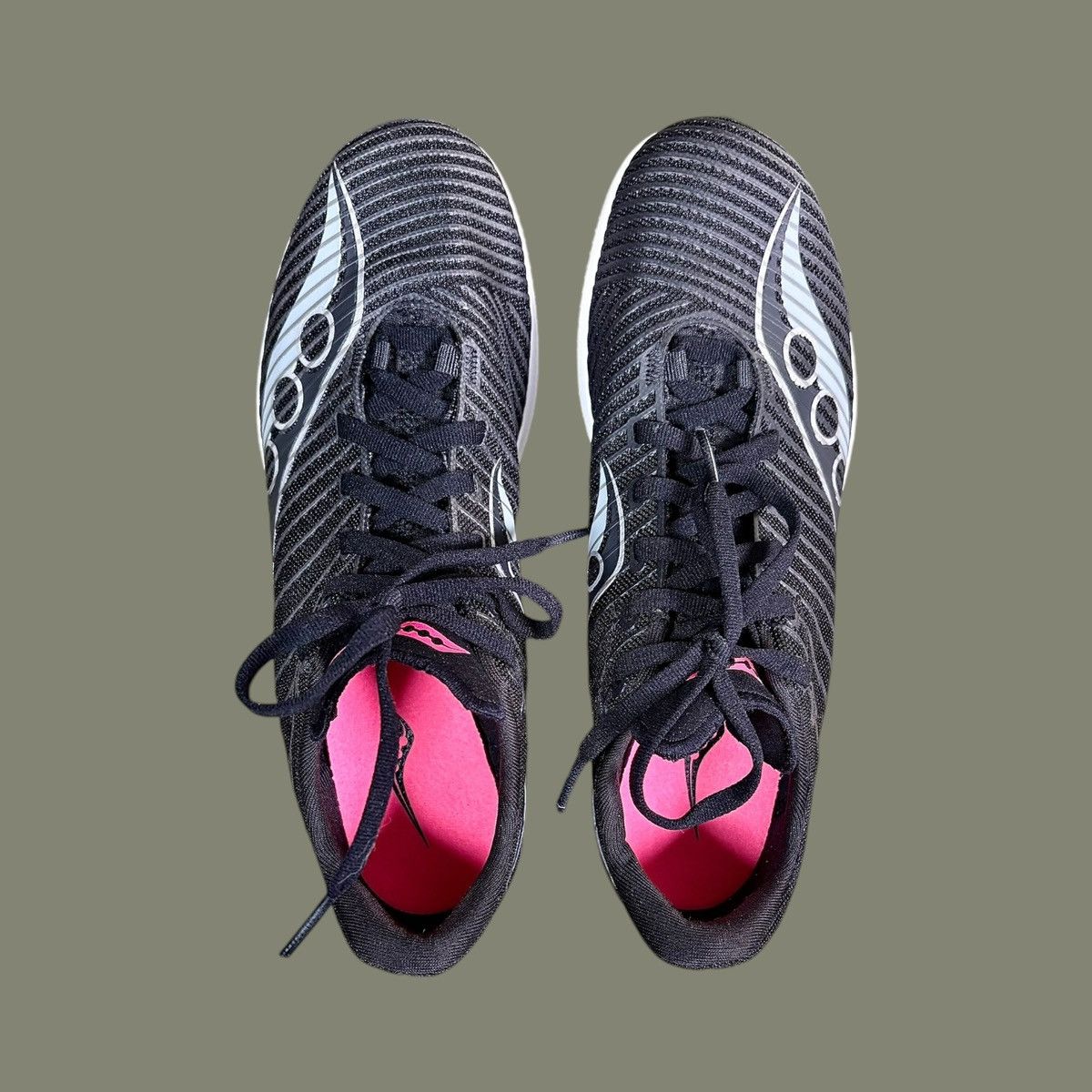 Saucony Saucony Velocity MP Black Pink Women’s Racing Shoes Sz 8.5 Size US 8.5 / IT 38.5 - 11 Thumbnail