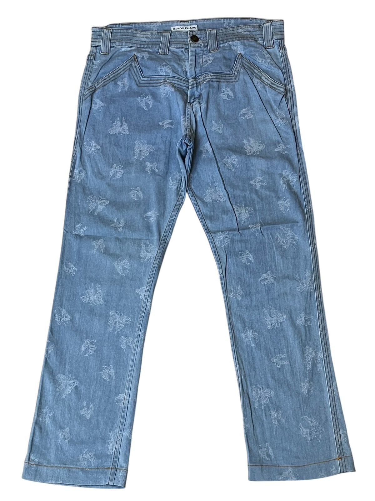 Issey Miyake TSUMORI CHISATO ISSEY MIYAKE EMBROIDERY JEANS Size US 32 / EU 48 - 1 Thumbnail