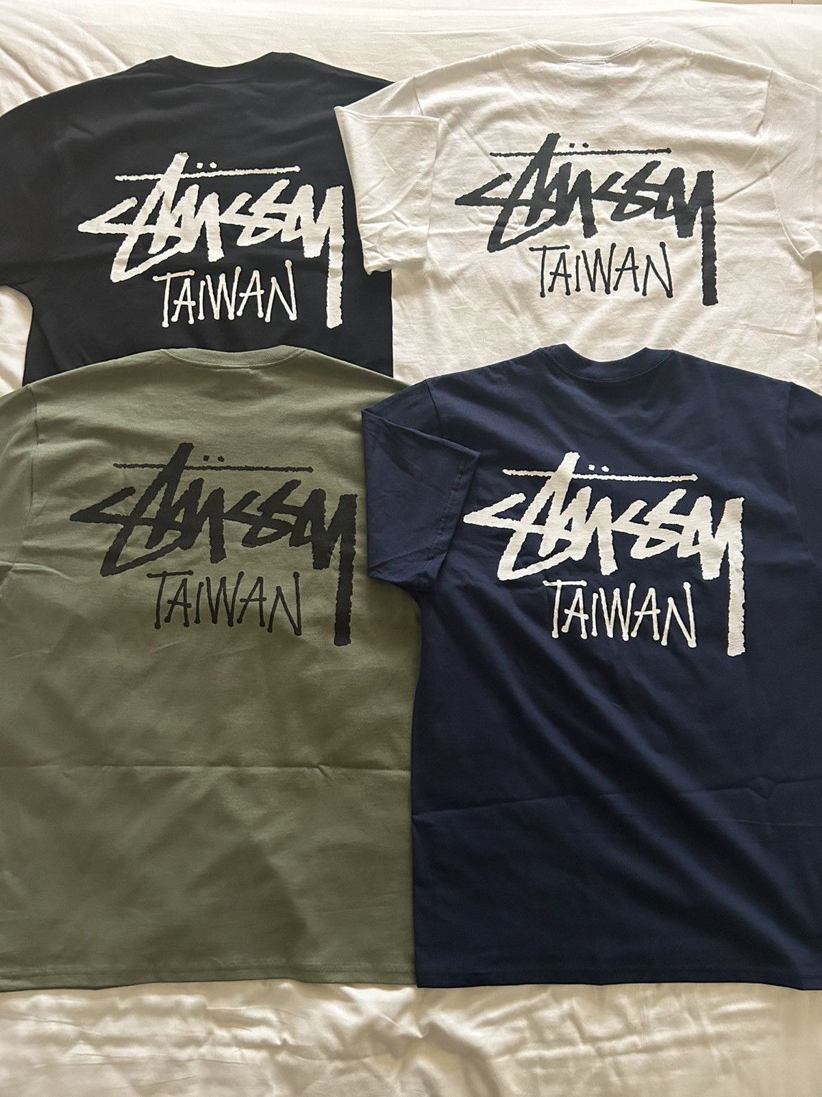 ステューシー　STUSSY TAIWAN STUSSY ステューシー 24AW STOCK TAIWAN TEE BLACK 台湾限定T