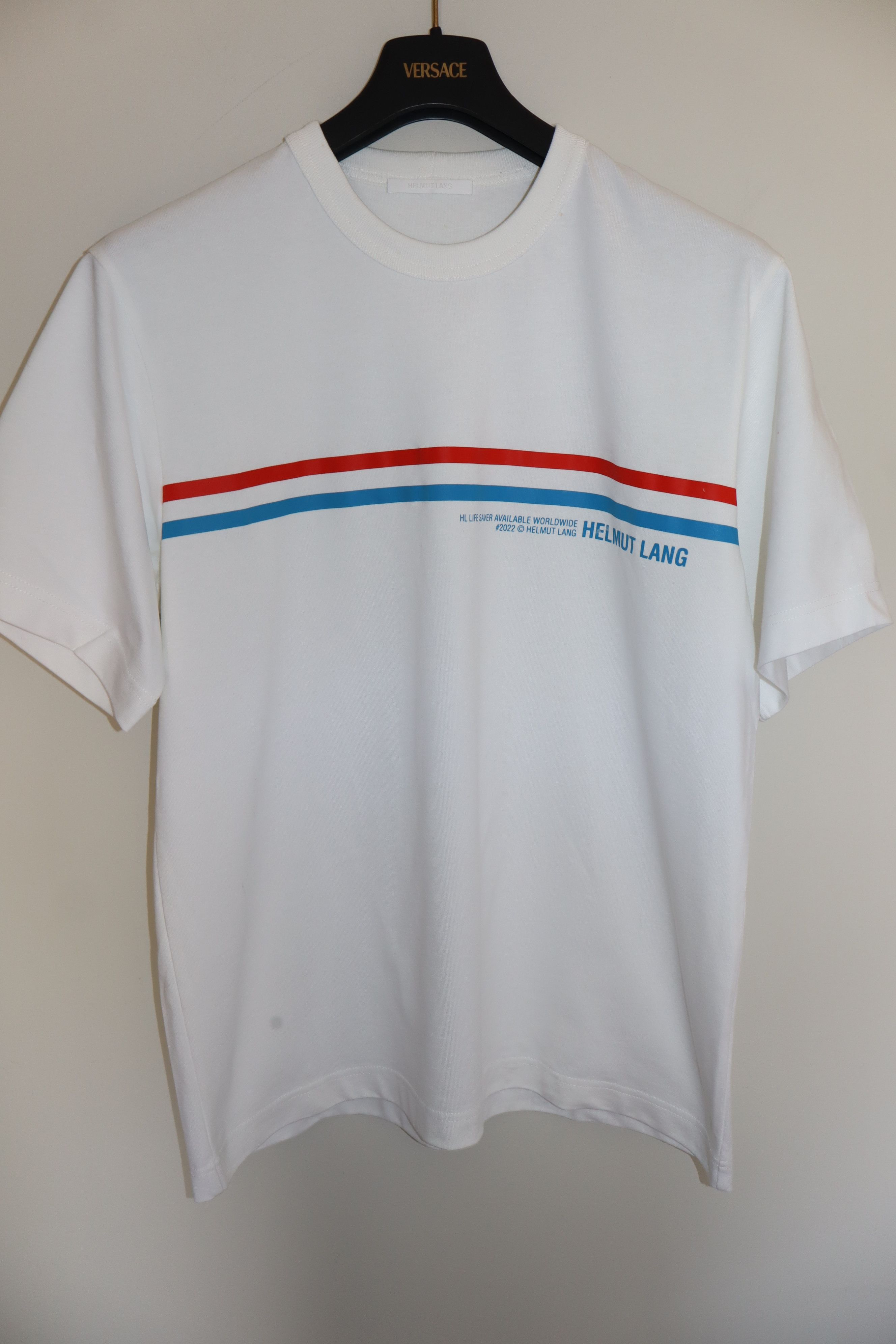 Helmut Lang Life safer t-shirt Size US M / EU 48-50 / 2 - 1 Thumbnail