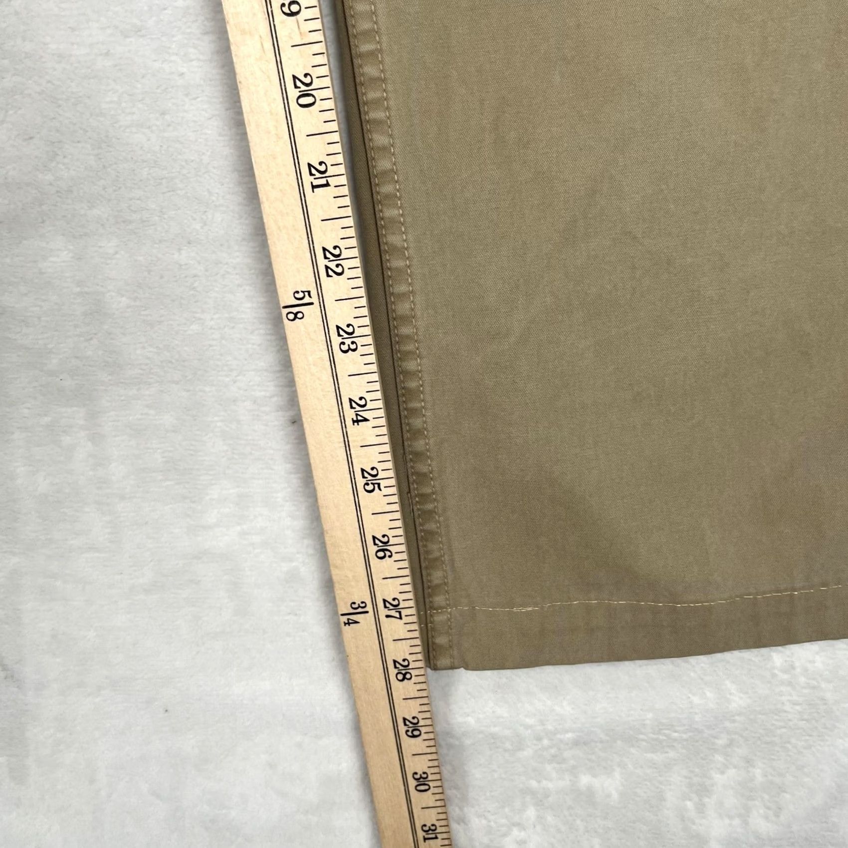 Polo Ralph Lauren Polo Ralph Lauren Pants Mens 36 Beige Khaki Chino 5-Pocket Dungarees Authentic Leather Logo Front Coin Pocket Straight Leg NWT Size US M / EU 48-50 / 2 - 2 Thumbnail