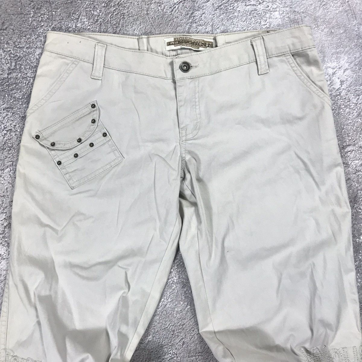 Vintage Vintage 90s Baggy Cargo Pants Flared Parachute Streetwear 30 Size 30" / US 8 / IT 44 - 5 Thumbnail