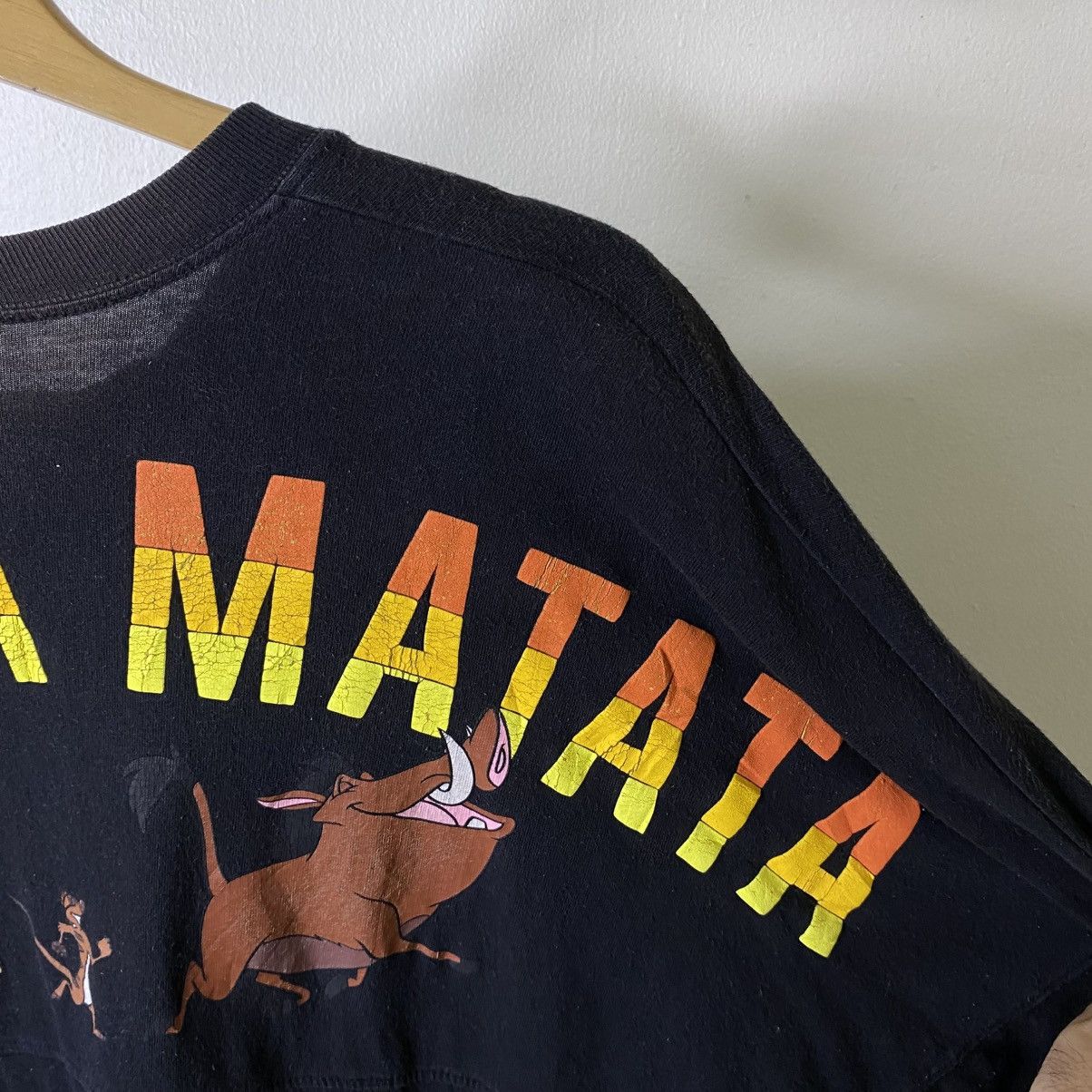 Disney Vintage Y2K Disney The Lion King Hakuna Matata LS T Shirt Size US XL / EU 56 / 4 - 4 Thumbnail