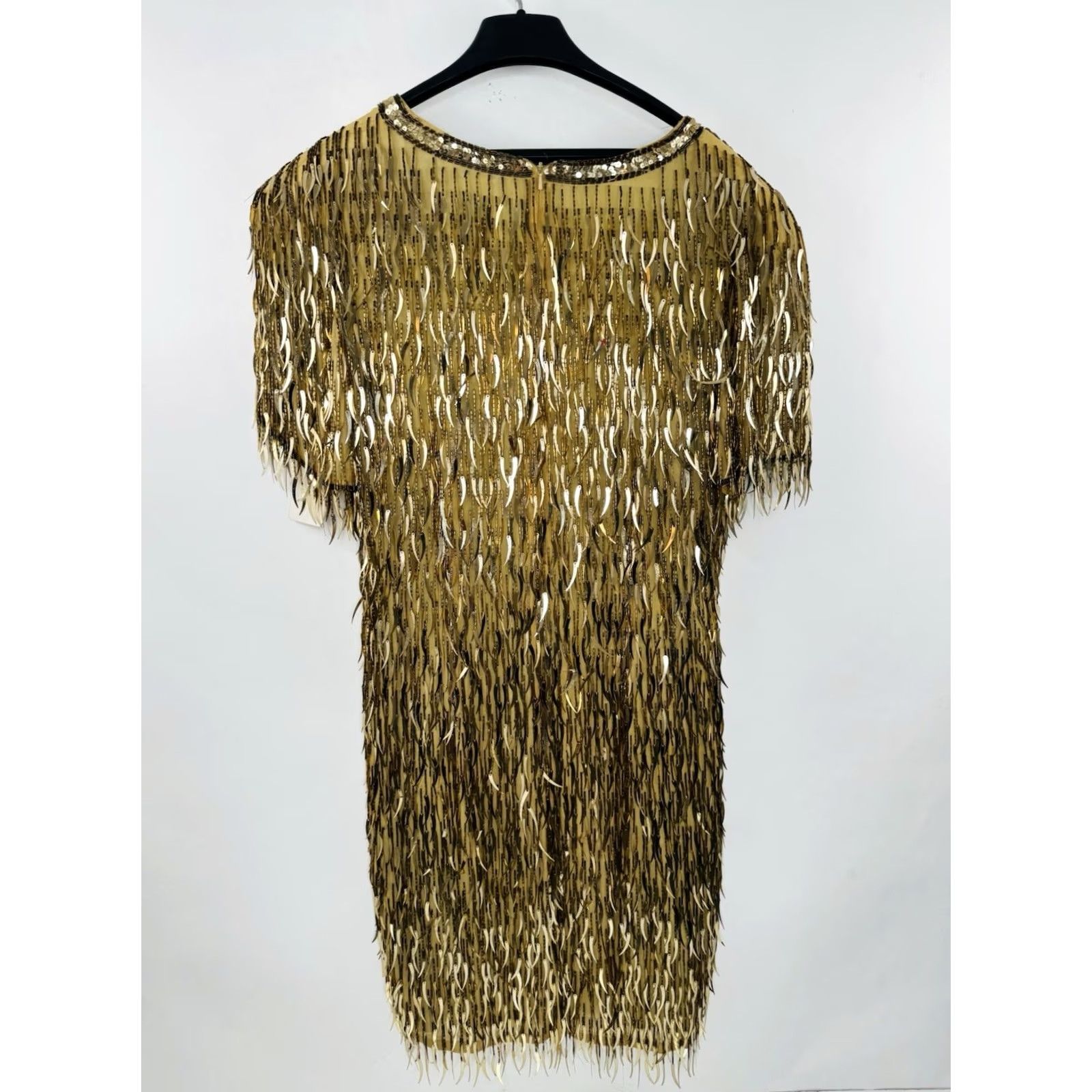 Oleg Cassini OLEG CASSINI BLACK TIE NEIMAN MARCUS -NEW w TAG -SILK Sz 12 Flapper Dress Size XL / US 12-14 / IT 48-50 - 3 Thumbnail