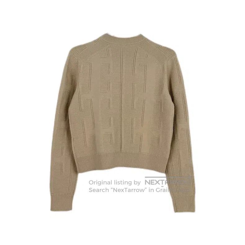 Hermes Hermes Khaki Full H Wool Sweater Size XS / US 0-2 / IT 36-38 - 2 Thumbnail