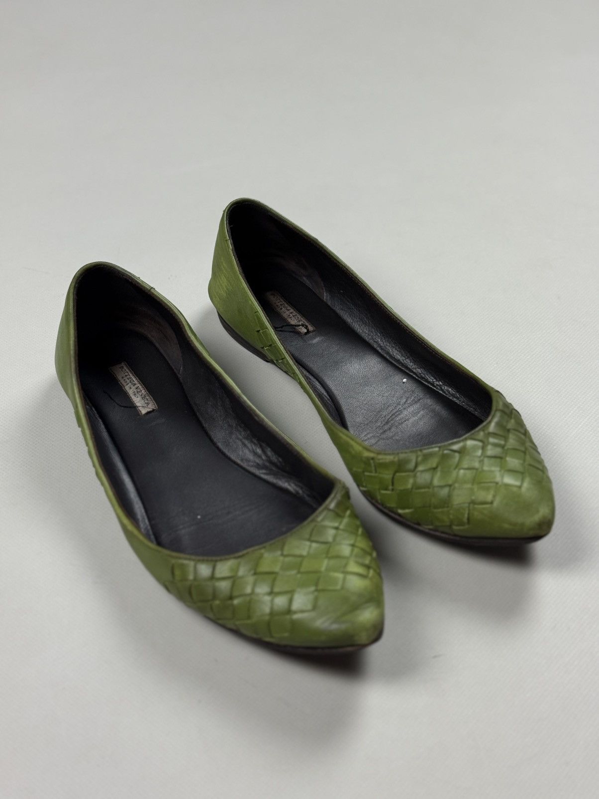 Bottega Veneta Bottega Veneta Intrecciato Knitted Leather Ballets Flats Size US 8 / IT 38 - 2 Thumbnail