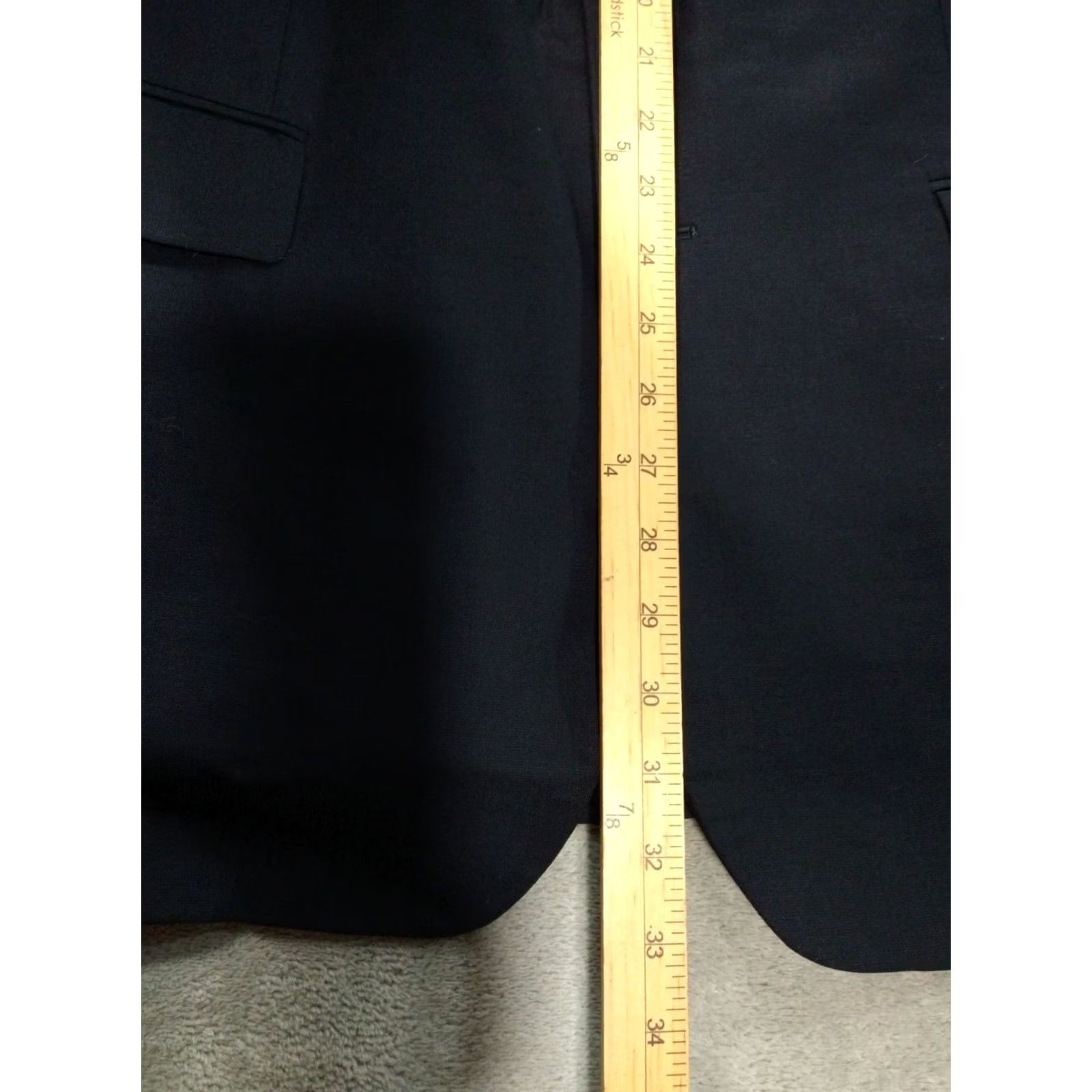 Brooks Brothers Brooks Brothers Blazer Mens 42R Wool Blue Single-Breasted 3-Button Notch Lapel Stretch Jacket Coat 2 Piece Sports Regular Vintage N/A Size 42R - 4 Thumbnail