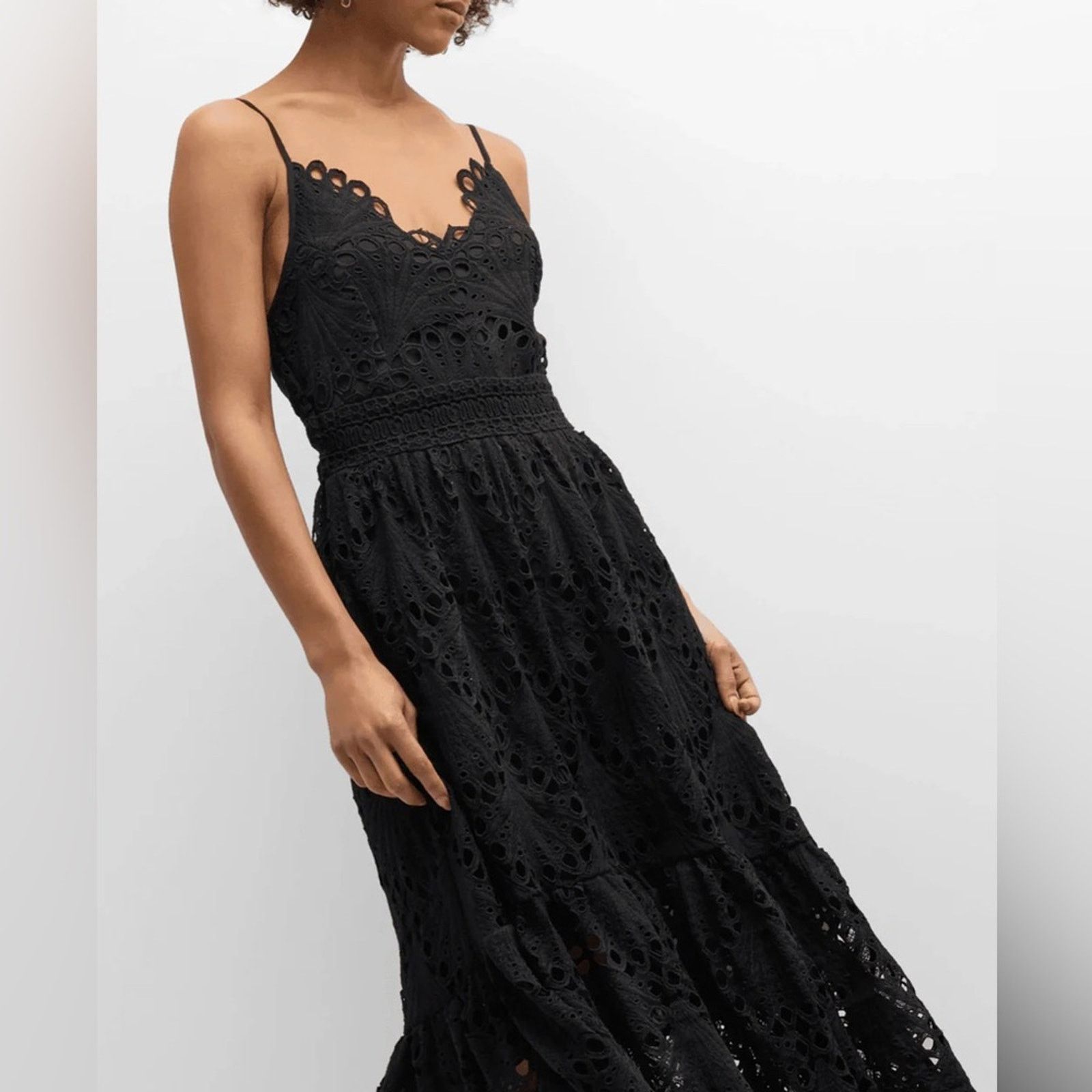 Ramy Brook NWT Ramy Brook Embroidered Belle Dress in Black size Small Size S / US 4 / IT 40 - 2 Thumbnail
