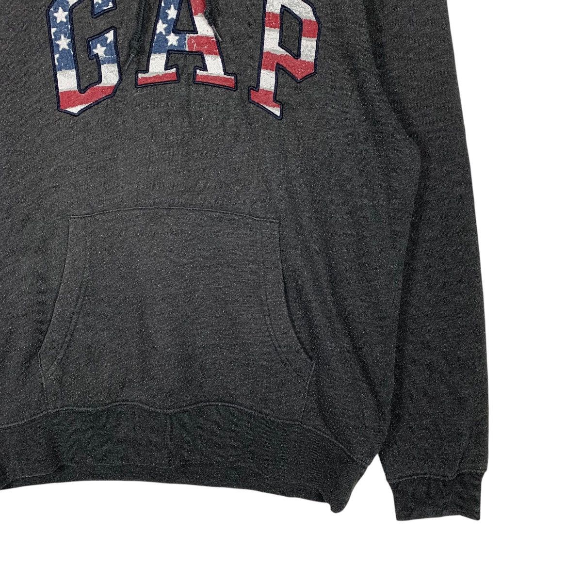 Gap Vintage Gap USA Flag Big Logo Hoodie Size US M / EU 48-50 / 2 - 4 Thumbnail