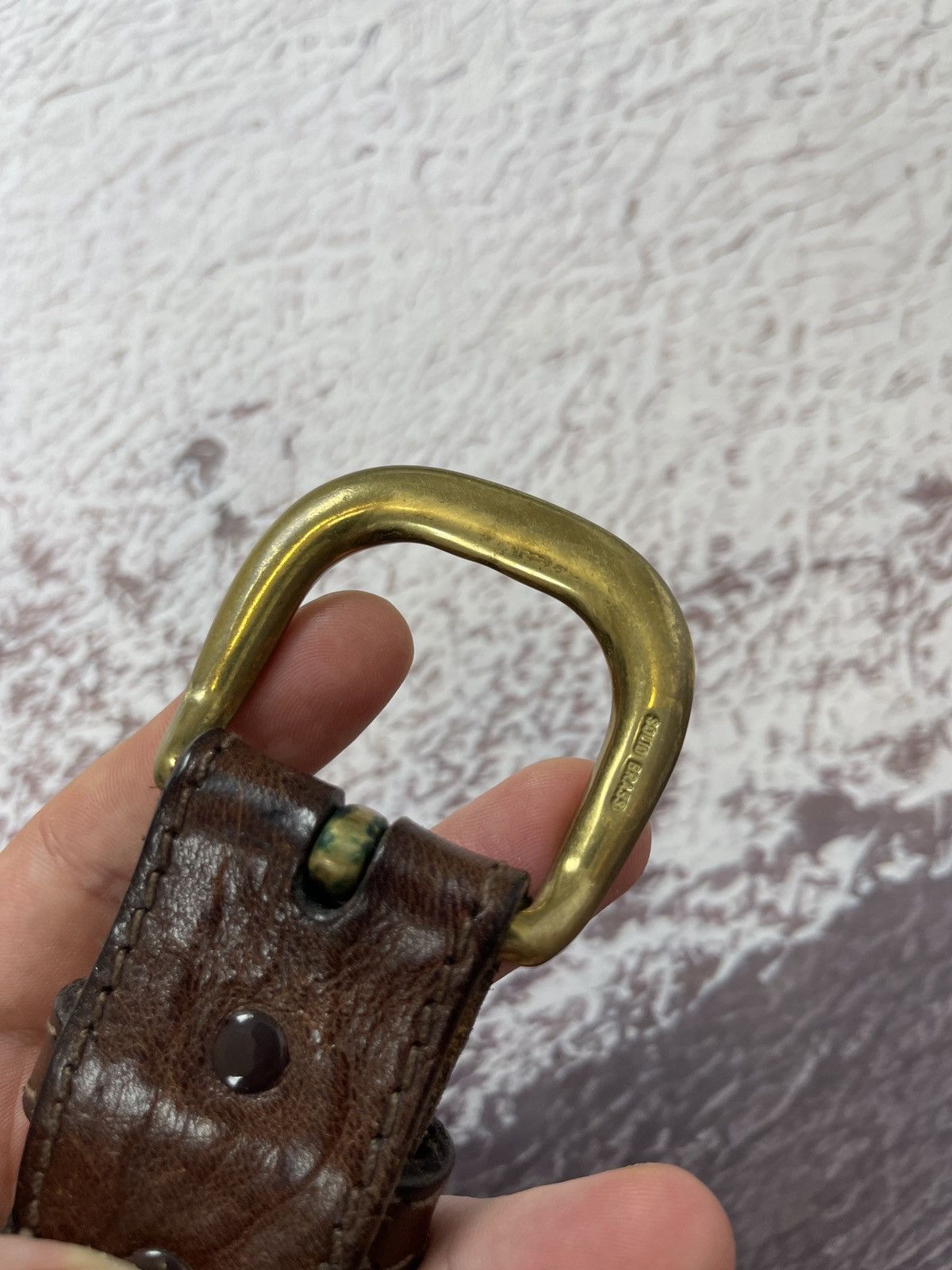Other Vintage Cowboy brown leather made in Italy belt Size ONE SIZE - 6 Thumbnail