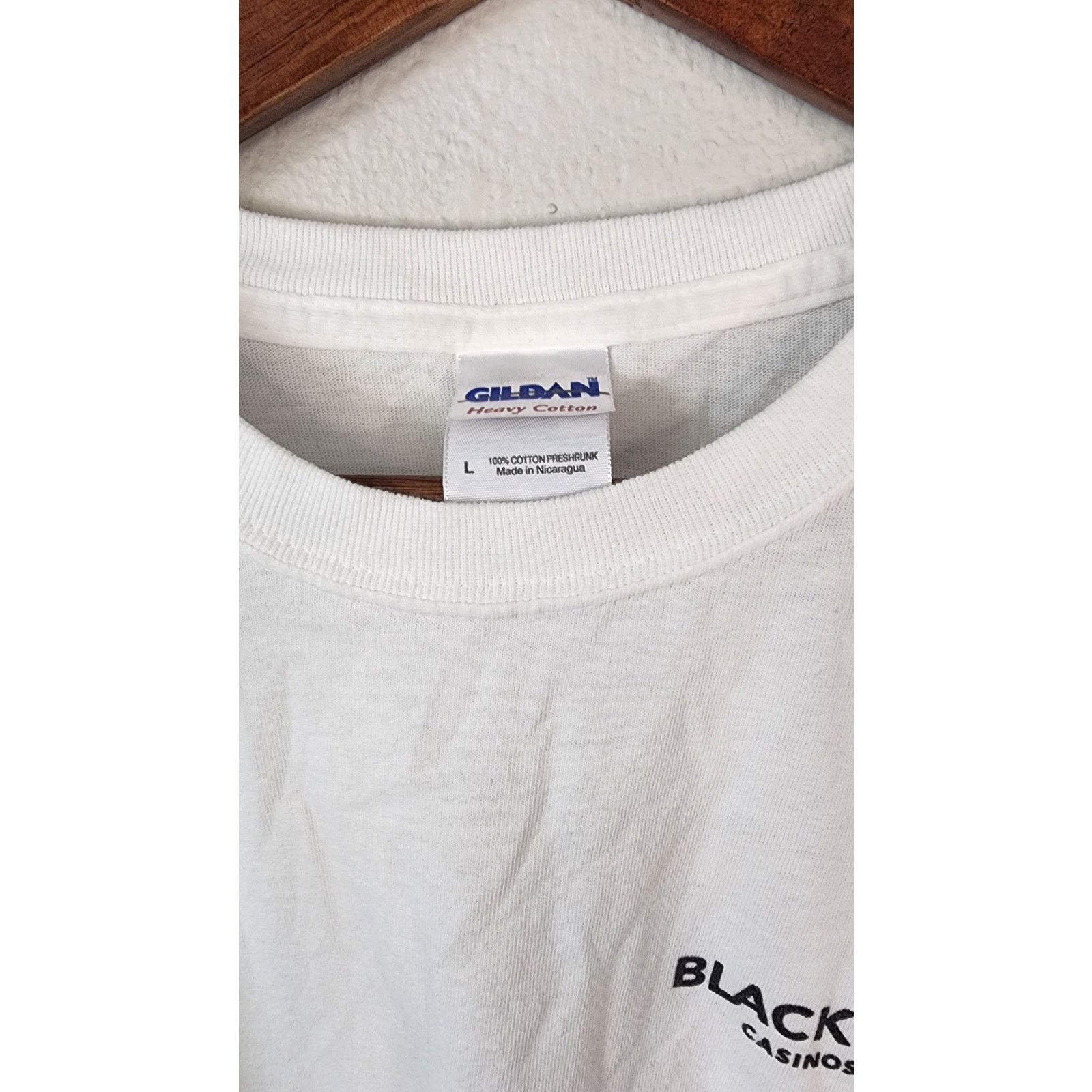 Gildan Black Hawk Casino Shirt Gold Rush Money Colorado Tee Large Size US L / EU 52-54 / 3 - 5 Thumbnail