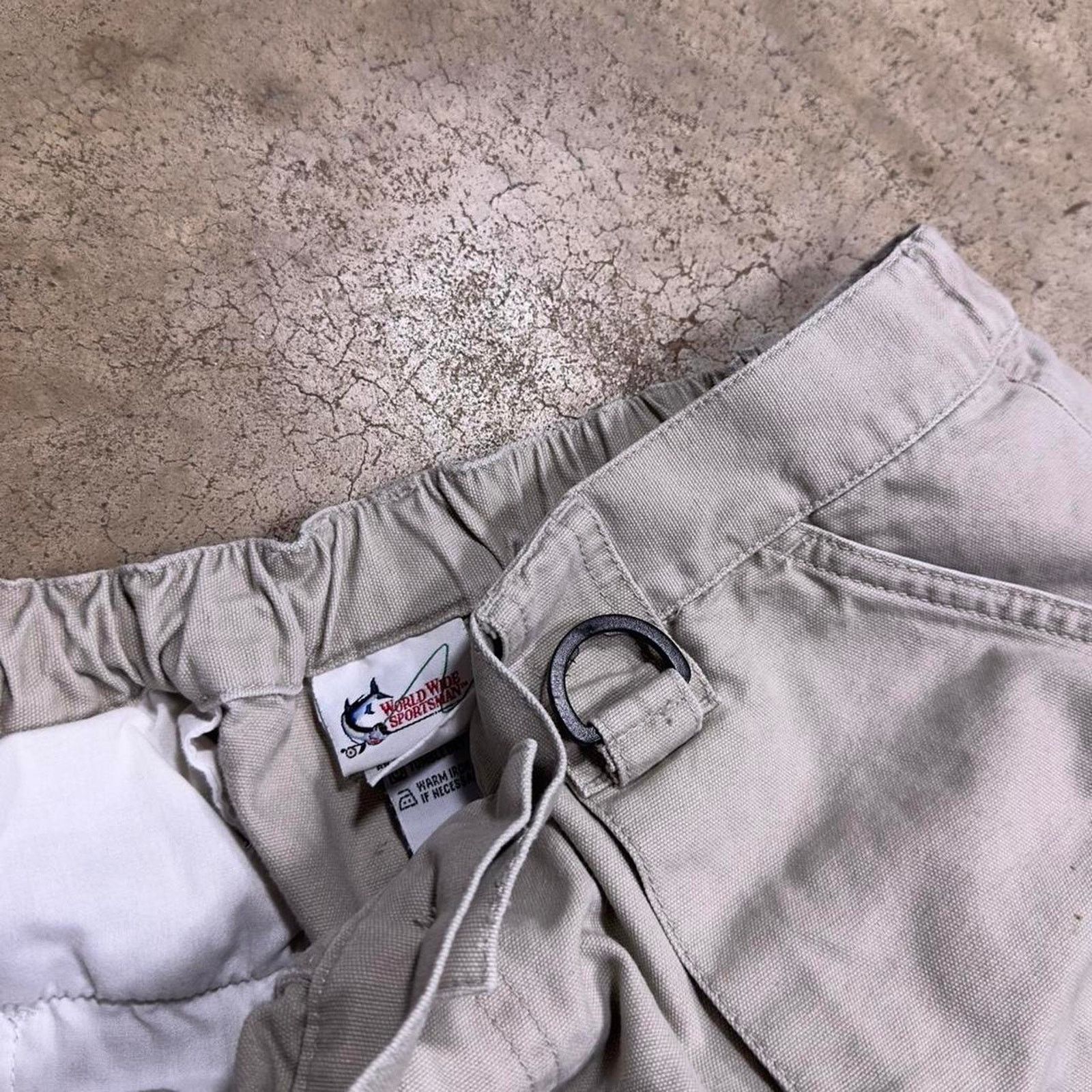 Vintage Y2K Utility Light Tan Outdoors Convertible Cargo Pants Size US 35 - 5 Thumbnail