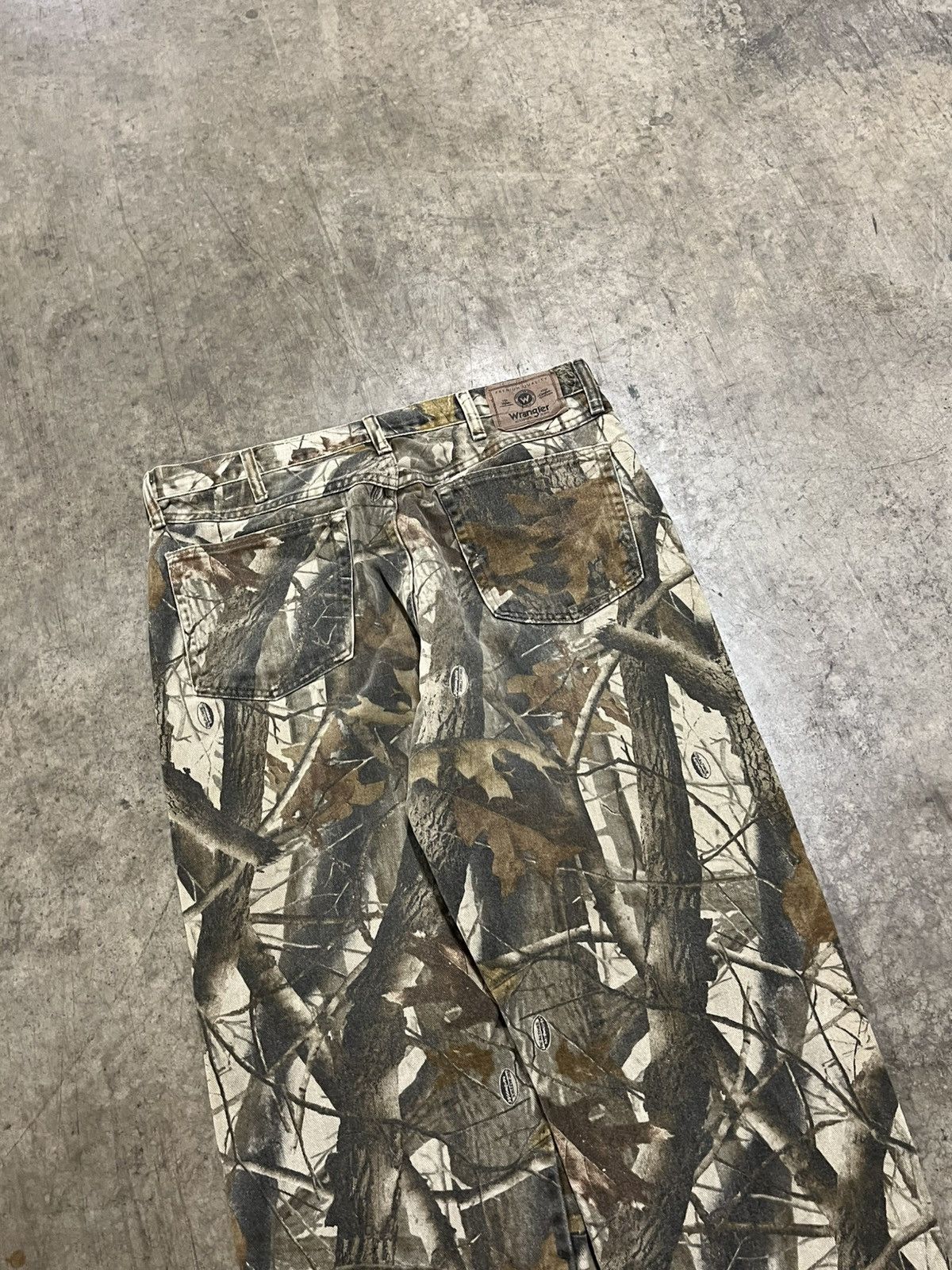Vintage × Wrangler Realtree wrangler double knee pants vintage baggy streetwear Size US 36 / EU 52 - 5 Thumbnail