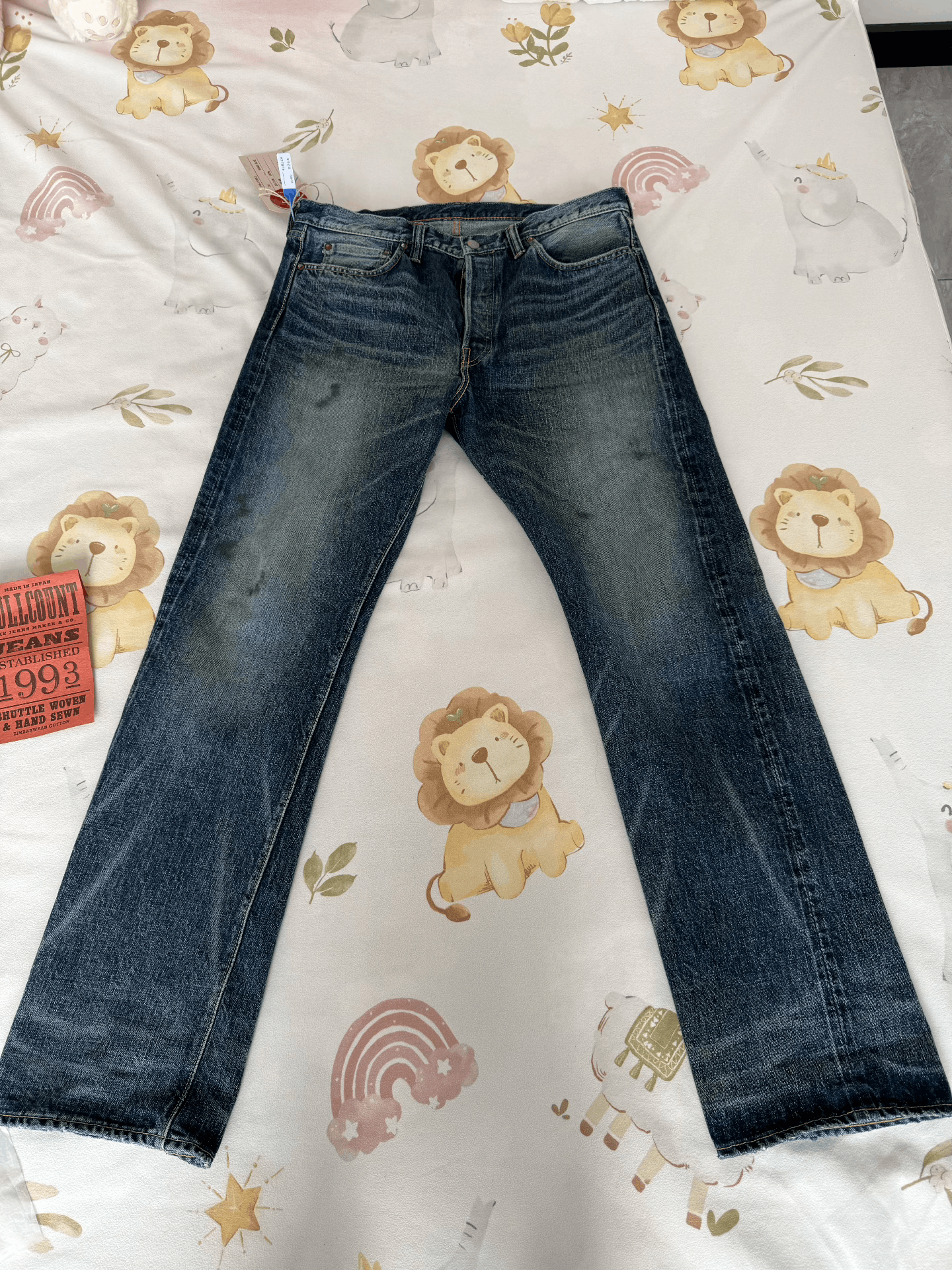 Full Count & Co. FULLCOUNT 1108 Fear Of Dark Straight Jeans Size US 36 / EU 52 - 1 Thumbnail