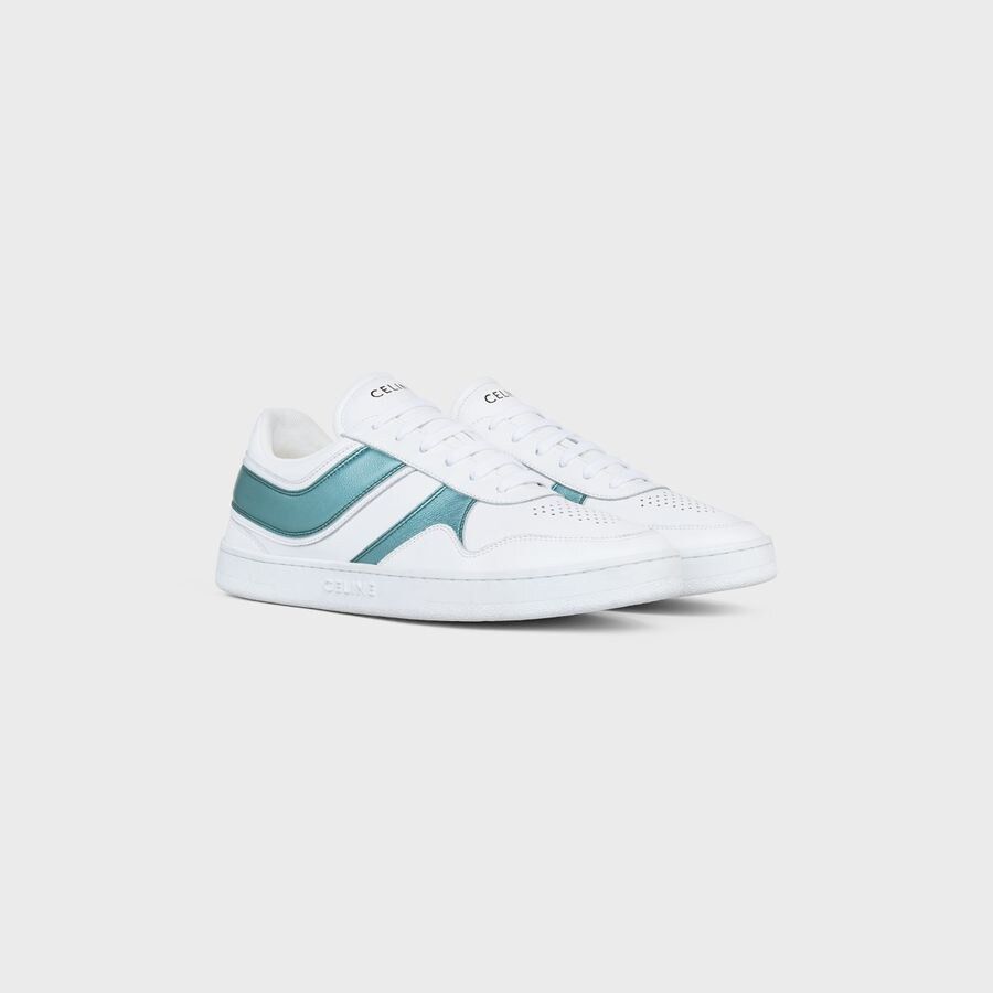 Celine o1loc1c1124 Sneakers in White / Light Blue Size US 11 / IT 41 - 2 Thumbnail