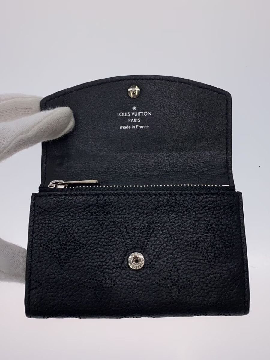 Louis Vuitton Louis Vuitton Mahina Porto Monnaie Anae Leather Black Size ONE SIZE - 4 Thumbnail