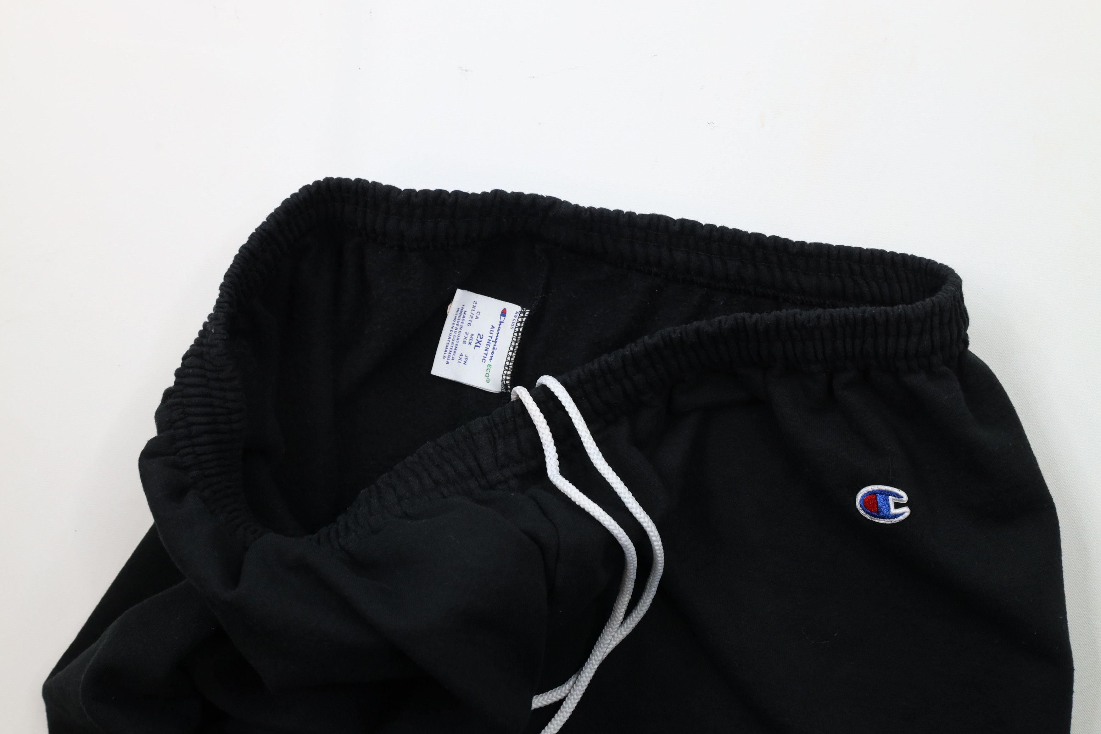 Champion × Vintage Vintage Champion Heavyweight Cuffed Sweatpants Joggers Black Size US 40 / EU 56 - 6 Thumbnail