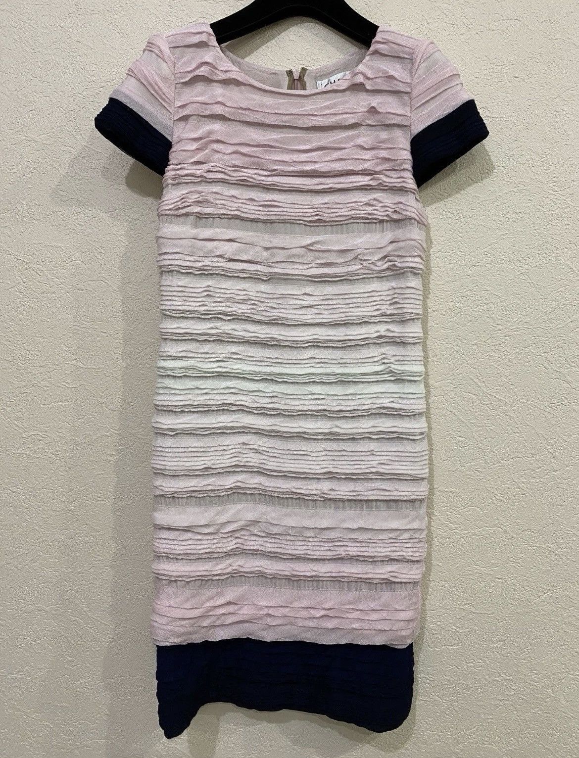 Chanel Chanel Pink white and blue multicoloured viscose dress Size XS / US 0-2 / IT 36-38 - 4 Thumbnail