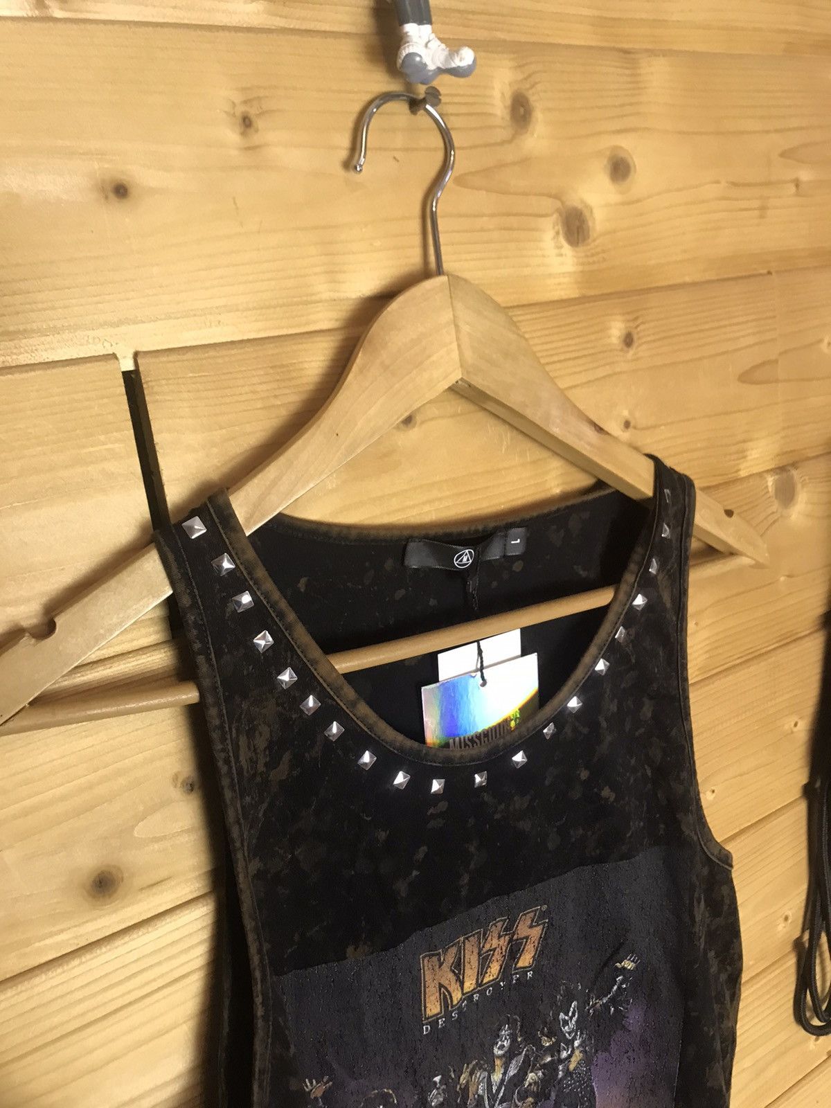 Band Tees Missguided Kiss garment dyed shirt with tag Size L / US 10 / IT 46 - 8 Thumbnail