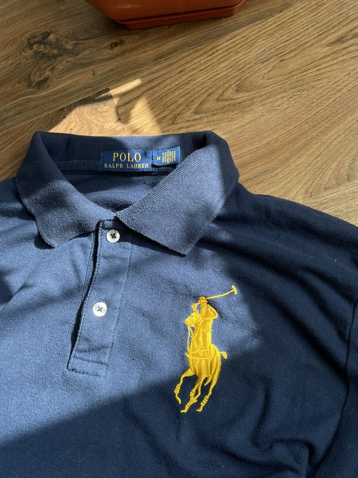 Polo Ralph Lauren × Vintage Vintage long-sleeve polo Ralf Lauren Chief Keef style Size US M / EU 48-50 / 2 - 6 Thumbnail