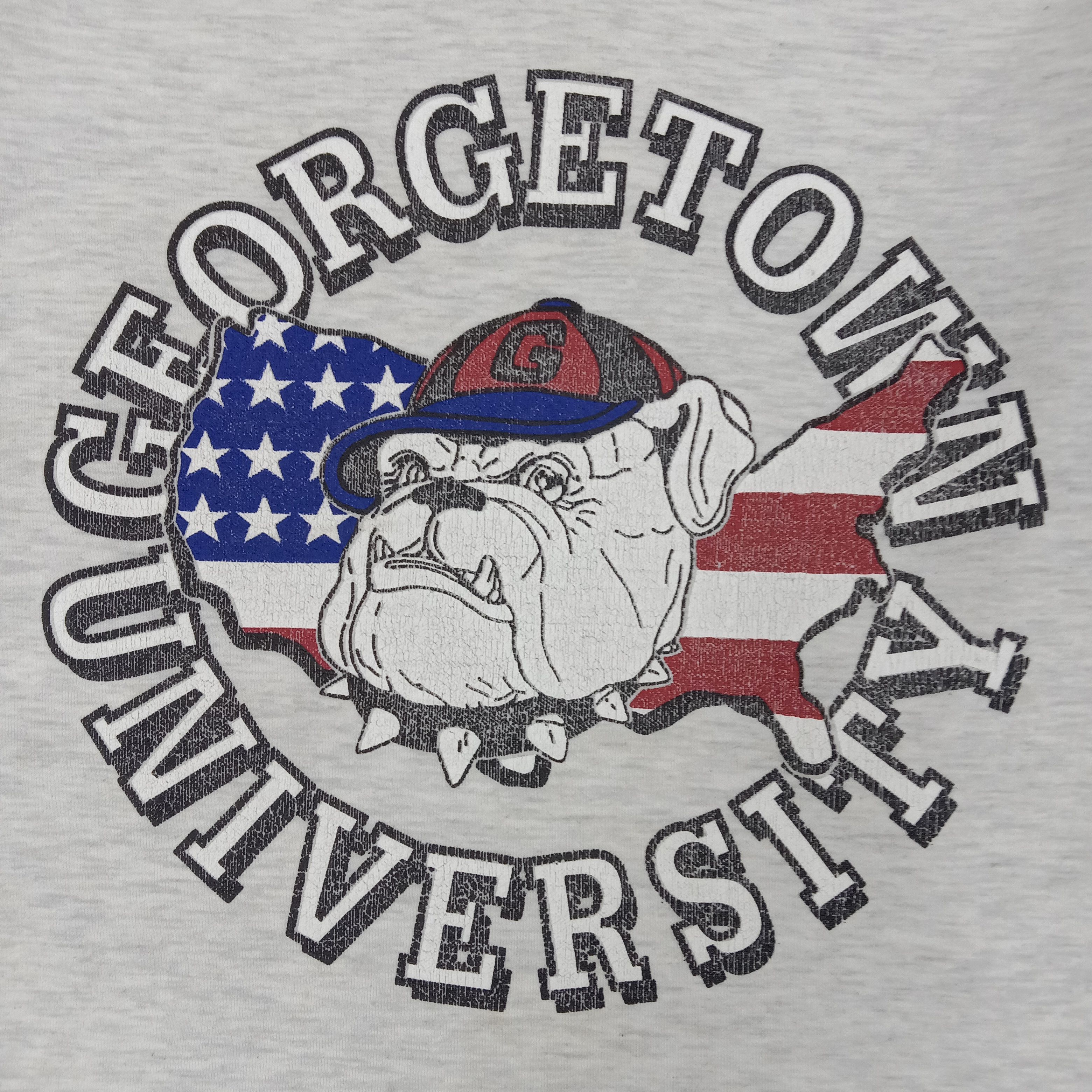 Vintage University Georgetown American Sport Sweatshirt Size US S / EU 44-46 / 1 - 2 Thumbnail