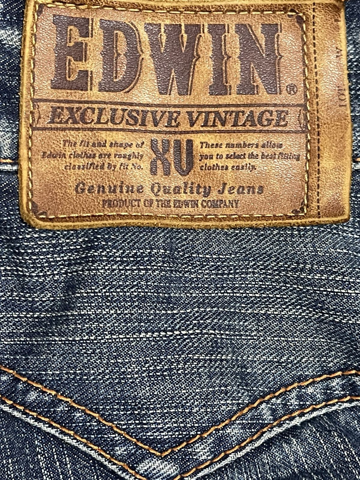 Edwin Edwin XV Exclusive Vintage Blue Faded Wash Baggy Jeans Size US 30 / EU 46 - 9 Thumbnail