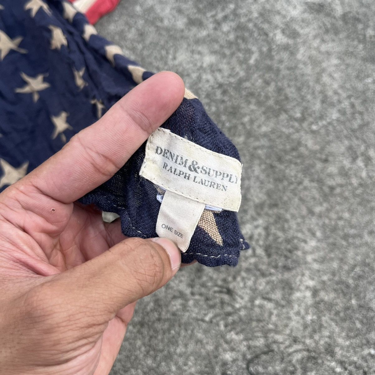 Denim & Supply Ralph Lauren Ralph Lauren USA Flag Scarf Size ONE SIZE - 4 Thumbnail