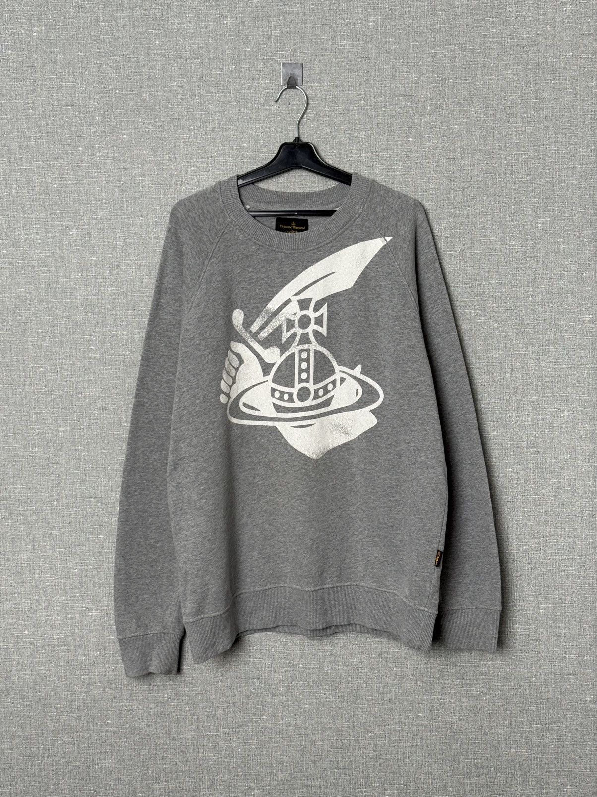 Vivienne Westwood Vivienne Westwood Anglomania Big Logo Crewneck Sweatshirt Size US L / EU 52-54 / 3 - 1 Thumbnail